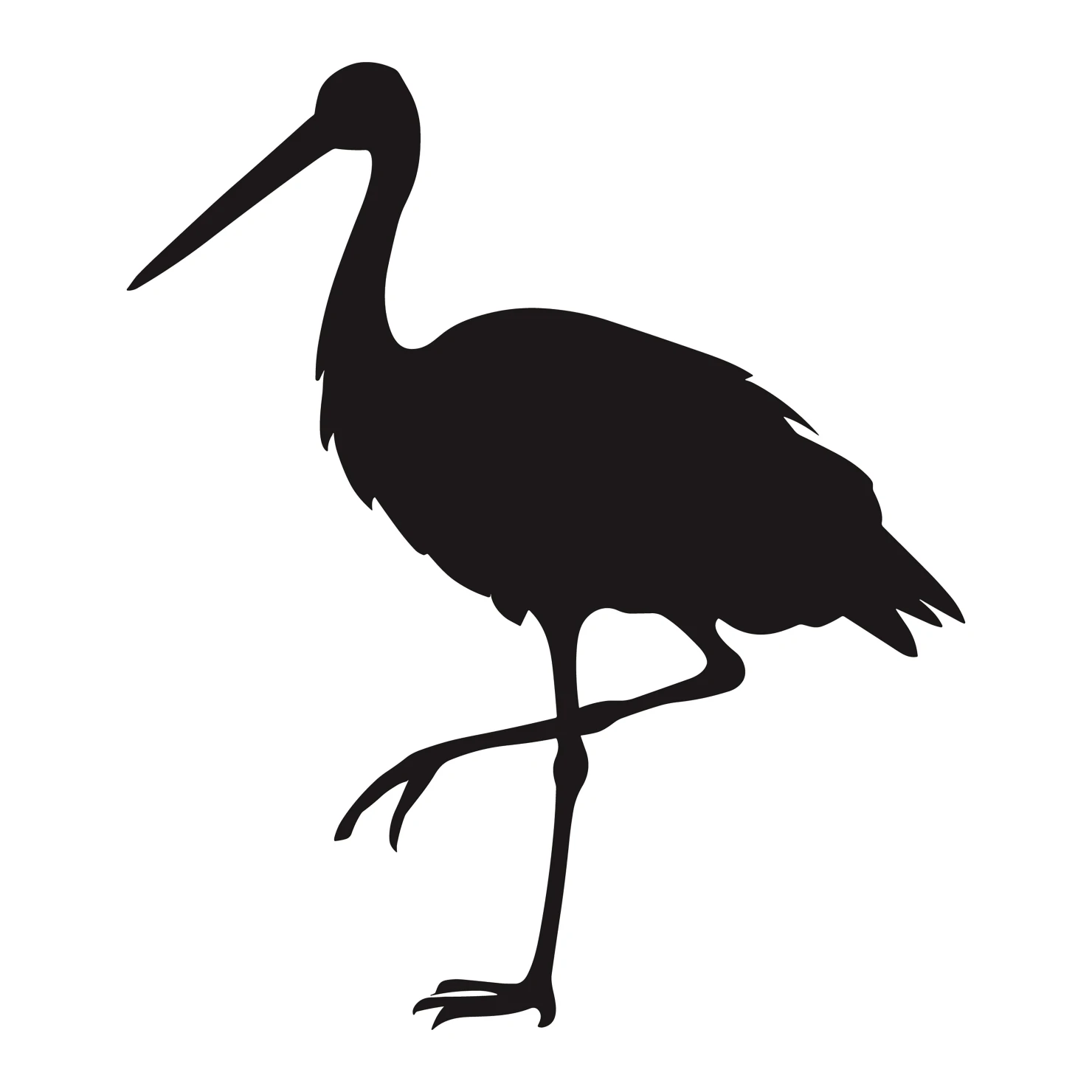 Stork customizable silhouettes set design #37013
