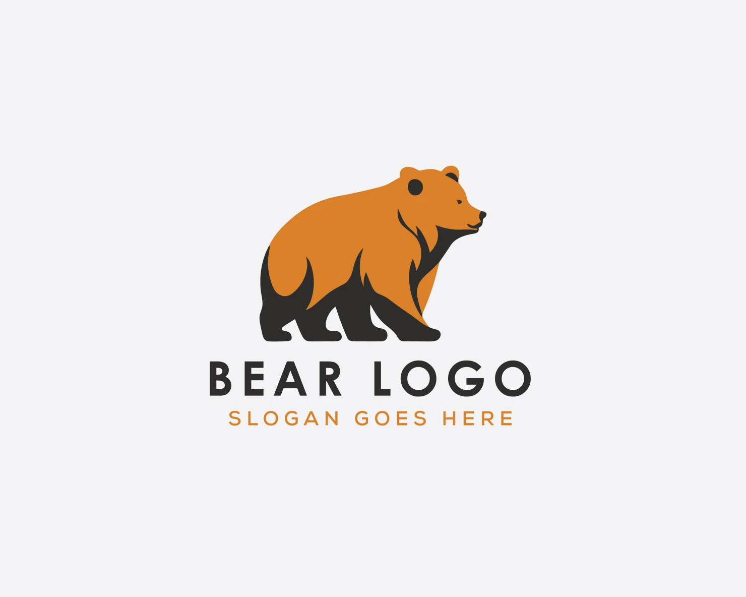 Bear customizable logo set design #37095