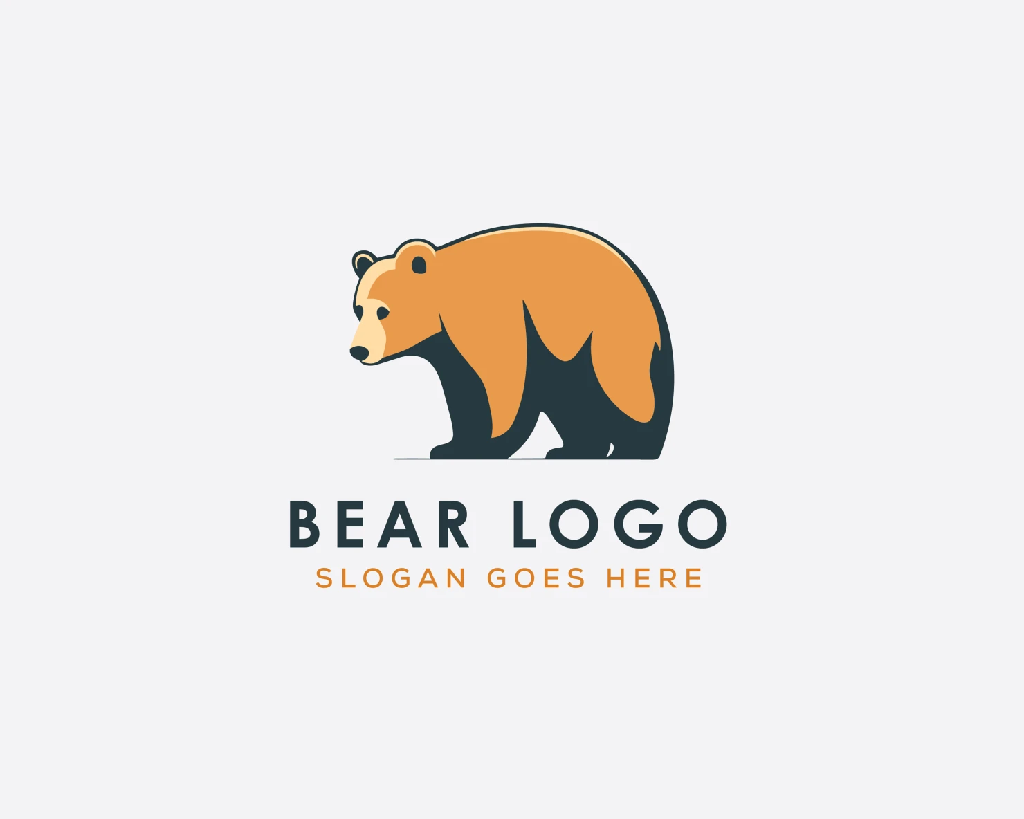 Bear customizable logo set design #37100