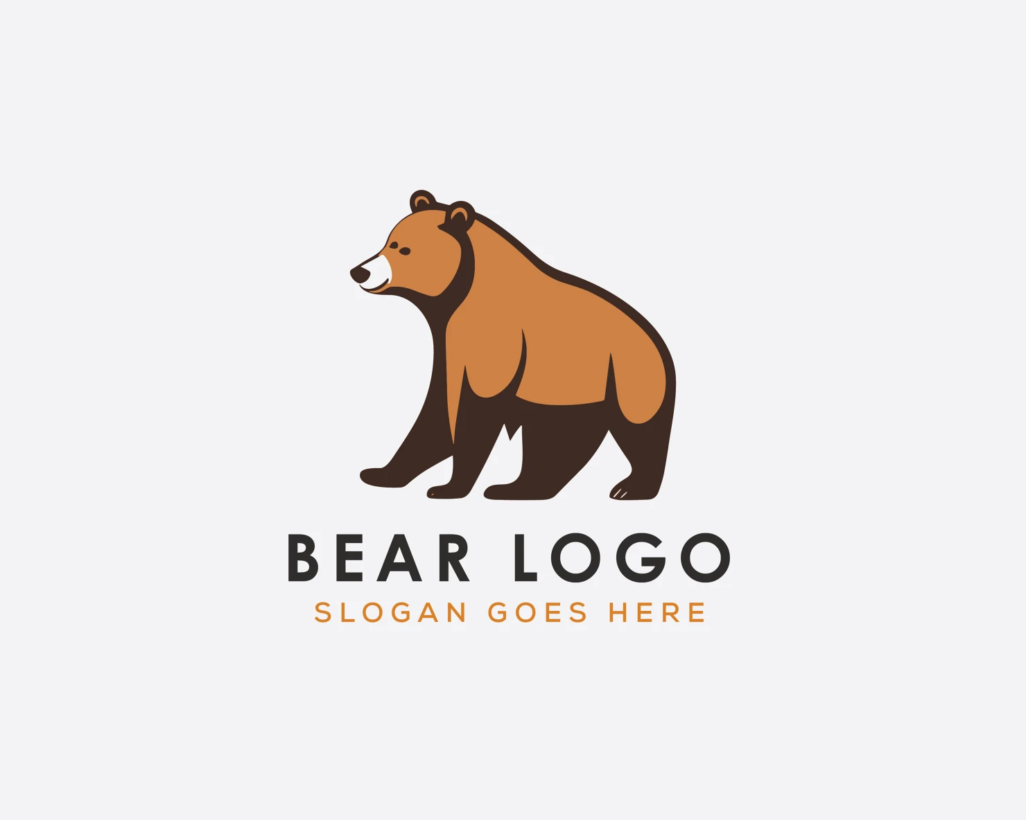 Bear customizable logo set design #37101