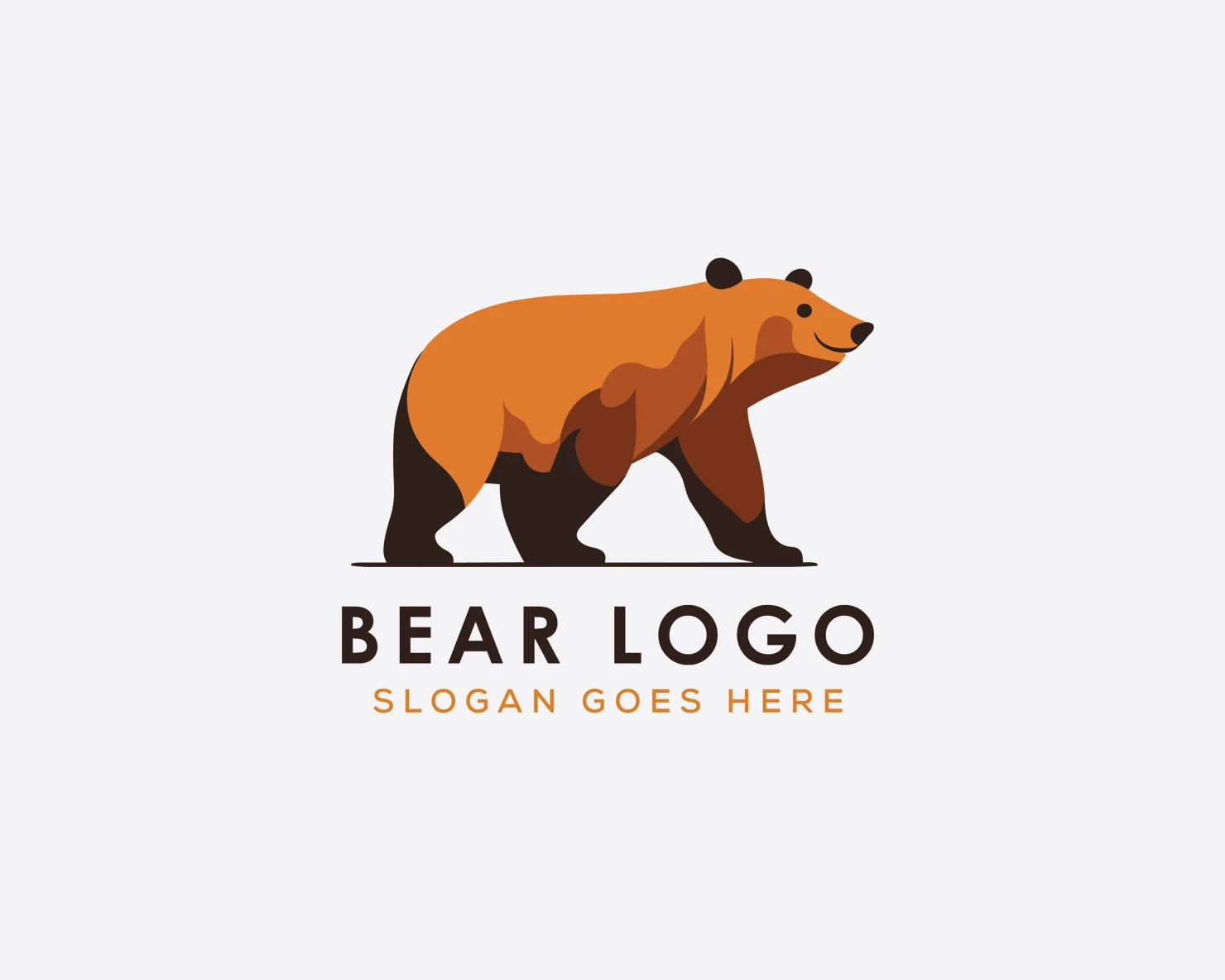 Bear customizable logo set design #37102