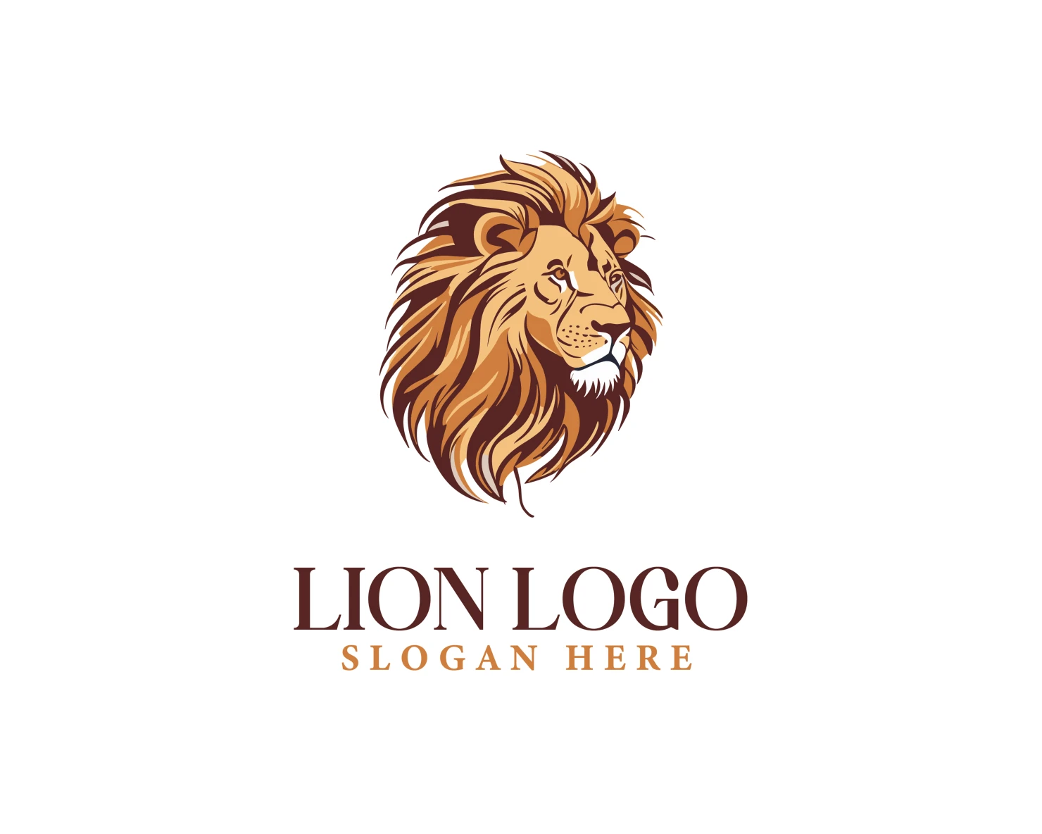Lion customizable logo set design #37110