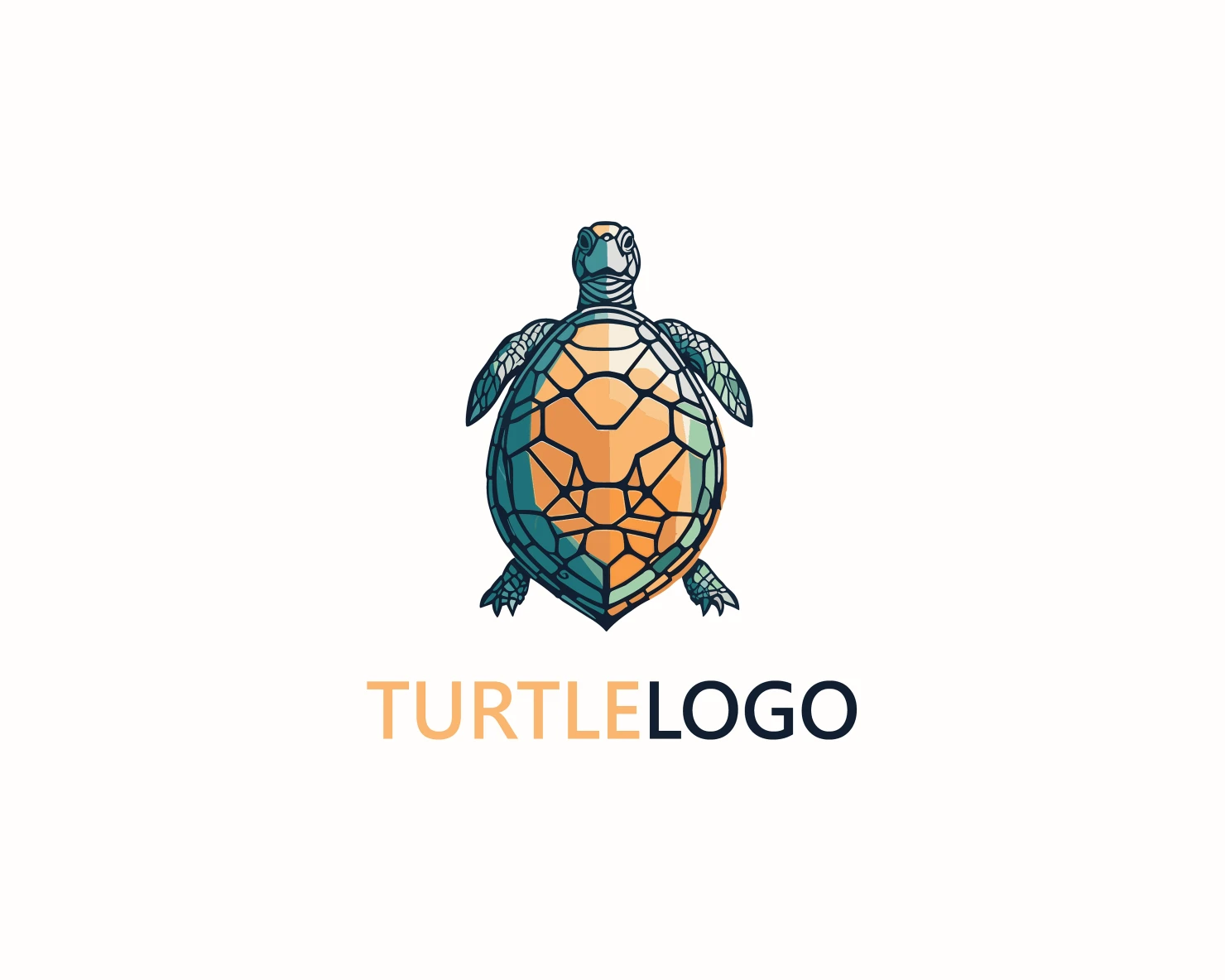 Turtle customizable logo set design #37152