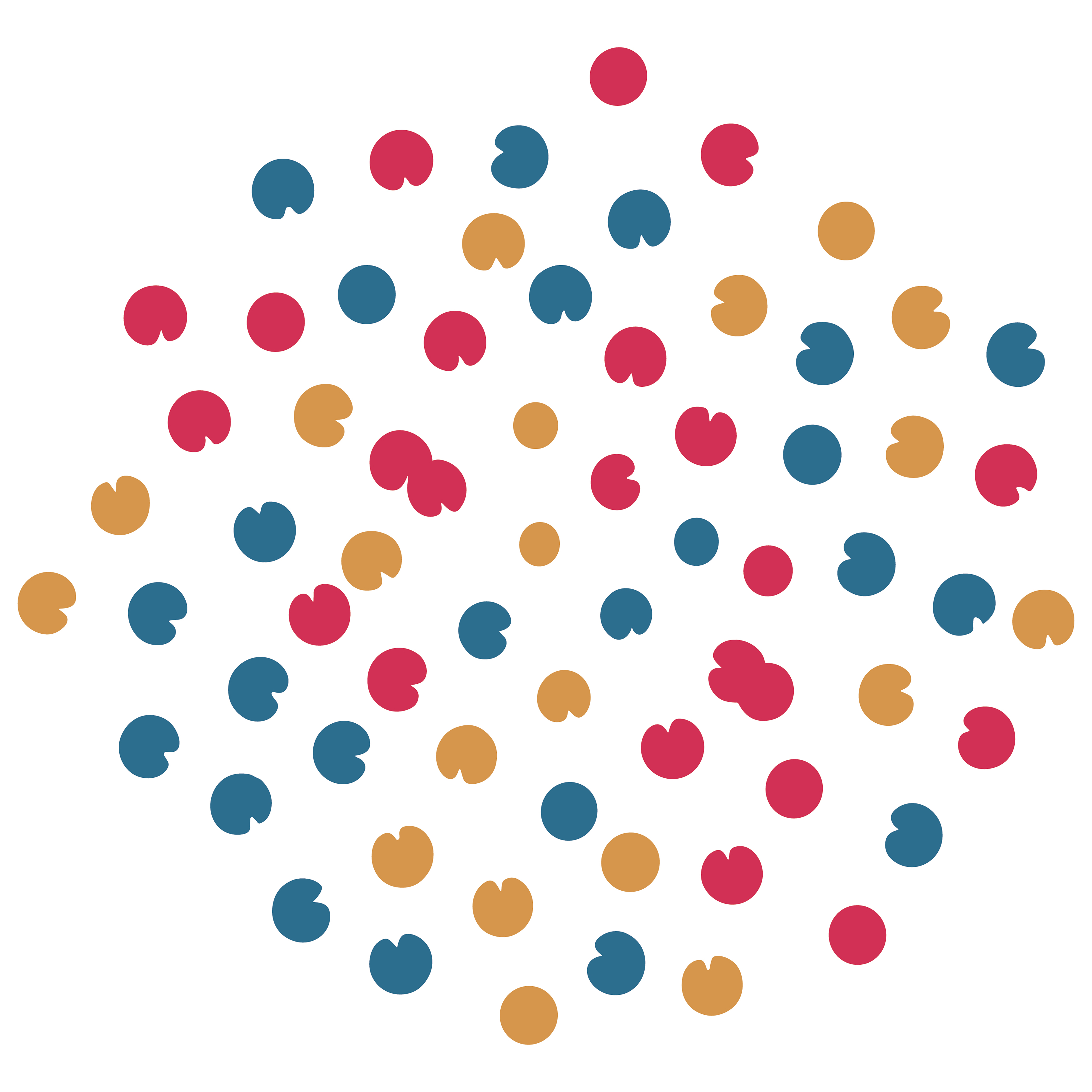 Confetti customizable clip art set design #37305