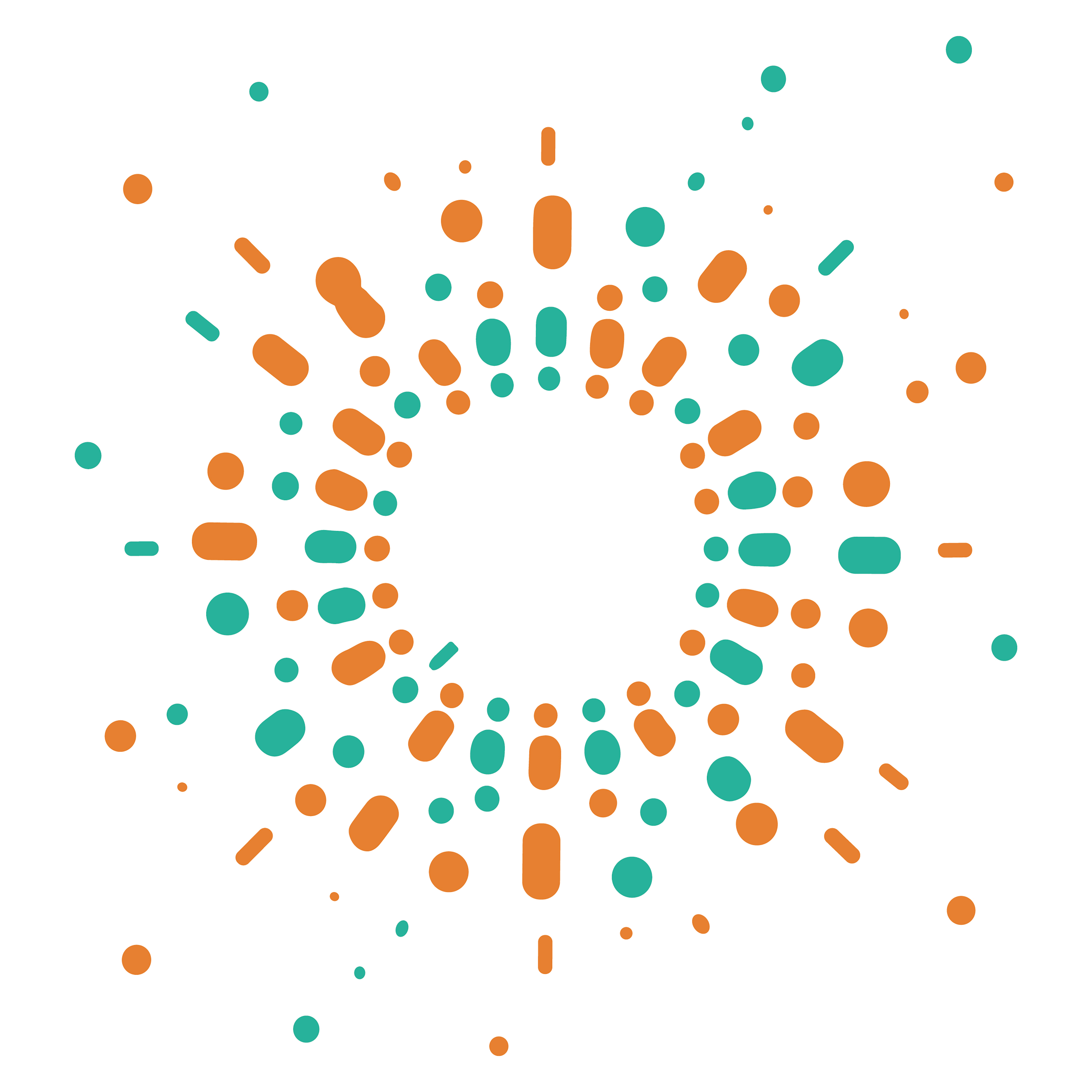 Confetti customizable clip art set design #37306