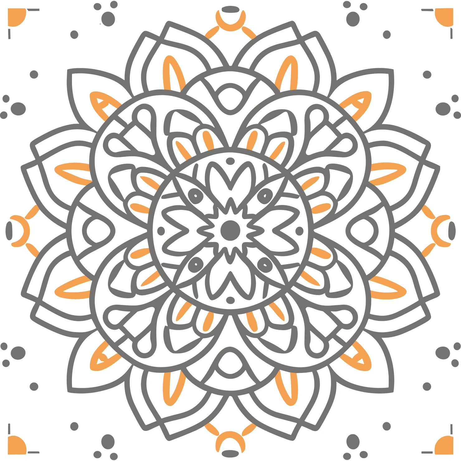 Geometric customizable clip art set design #37184