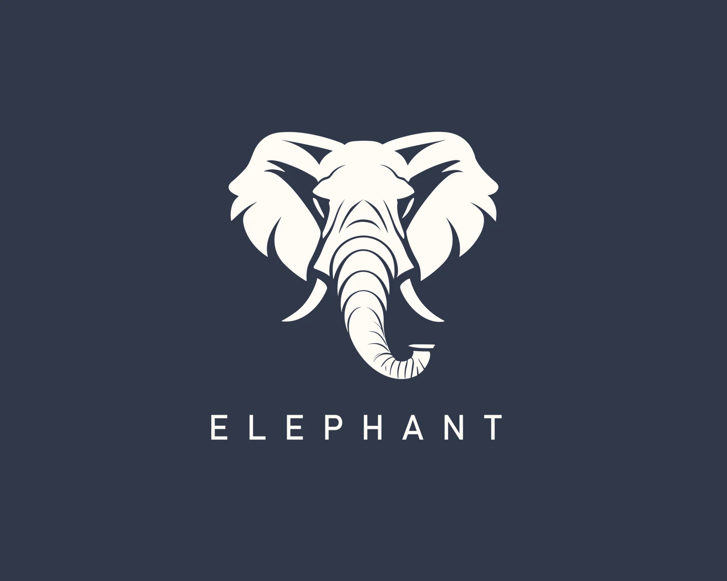 Elephant customizable logo set design #37213