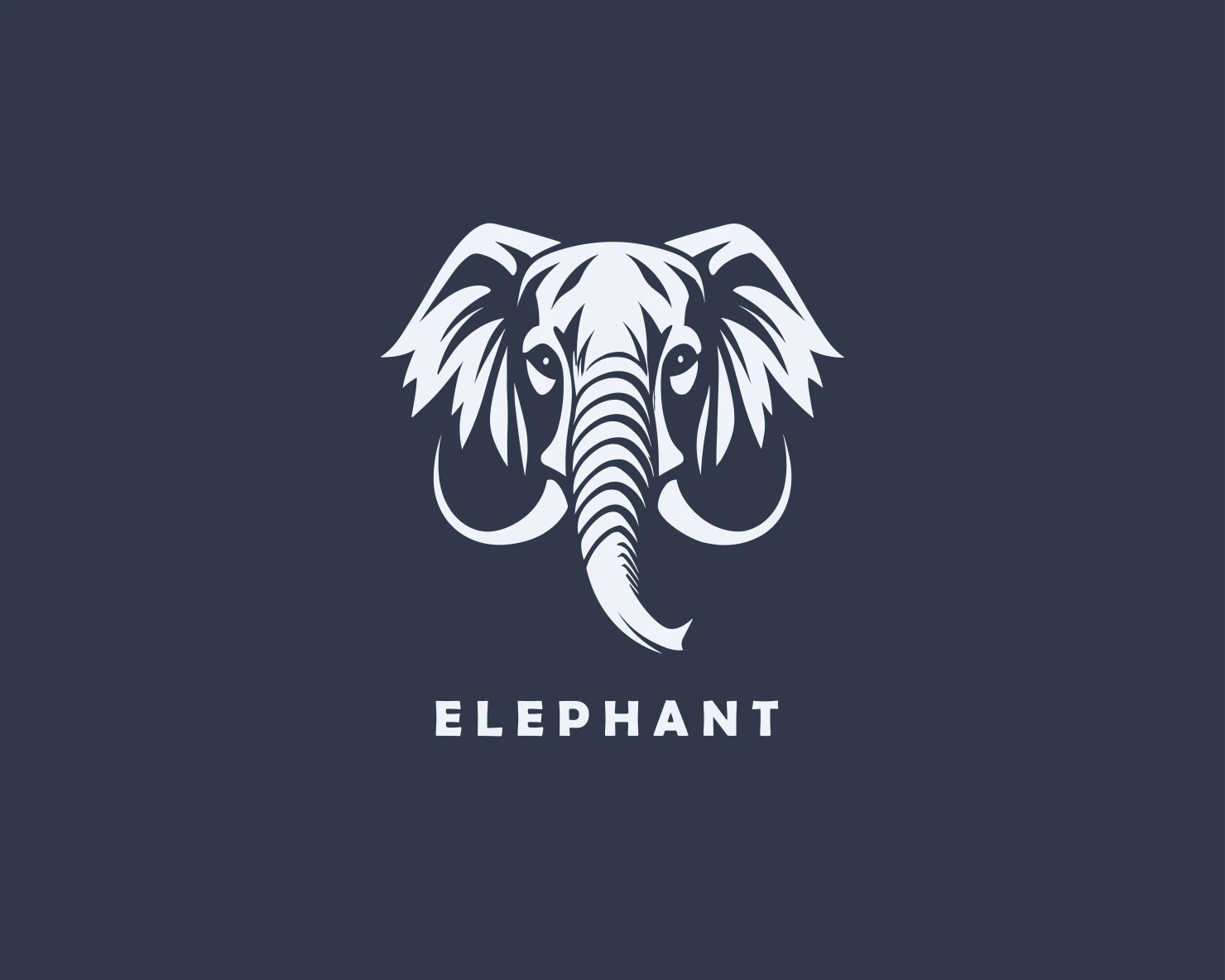 Elephant customizable logo set design #37219