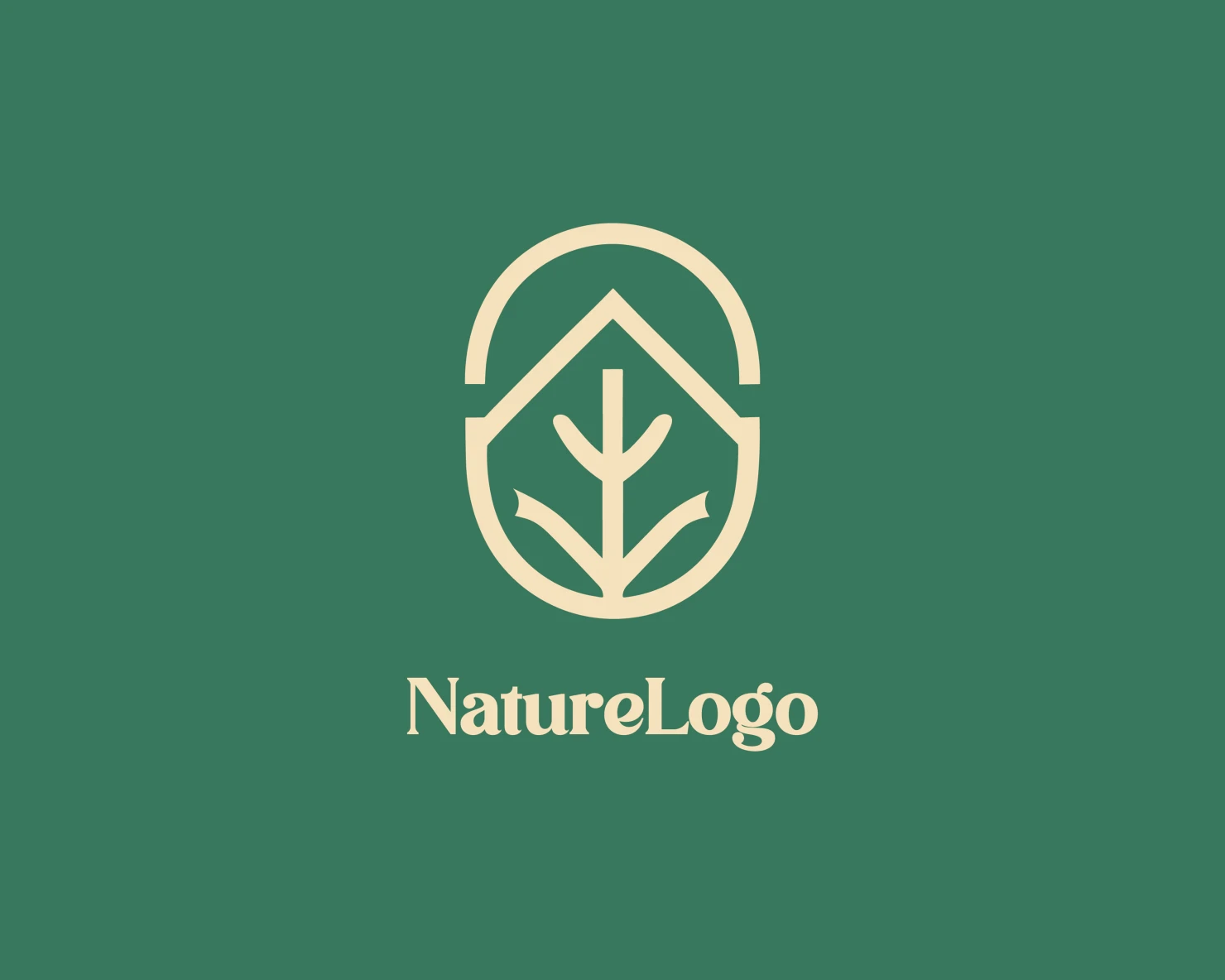 Nature customizable logo set design #37226