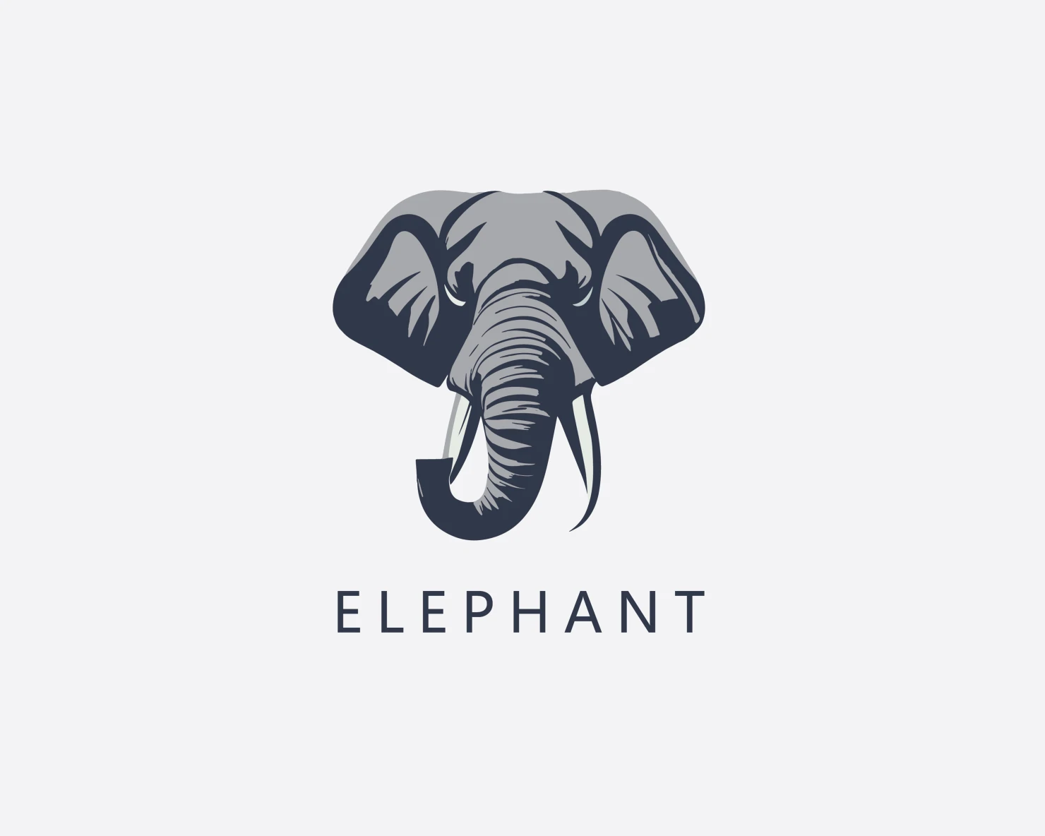 Elephant customizable logo set design #37234