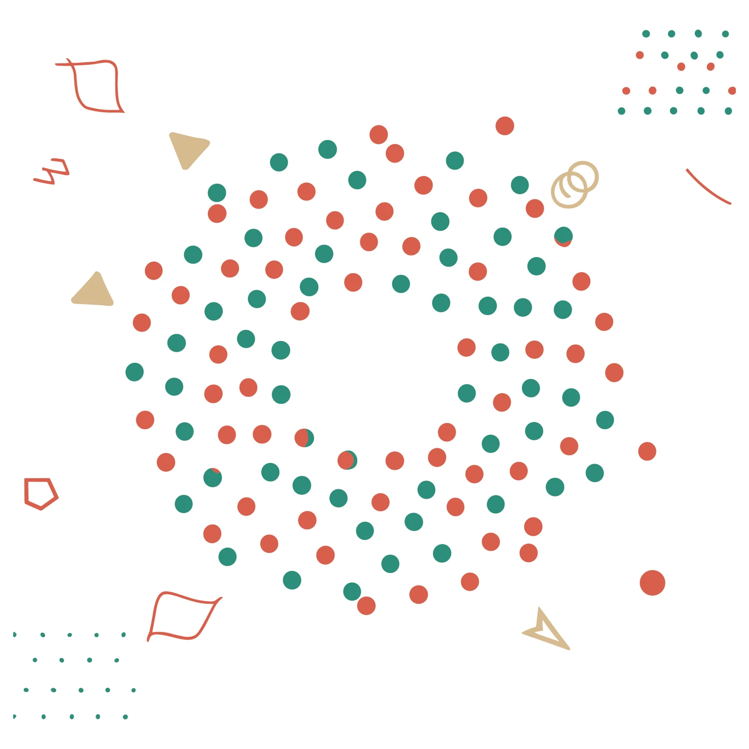 Confetti customizable clip art set design #37270