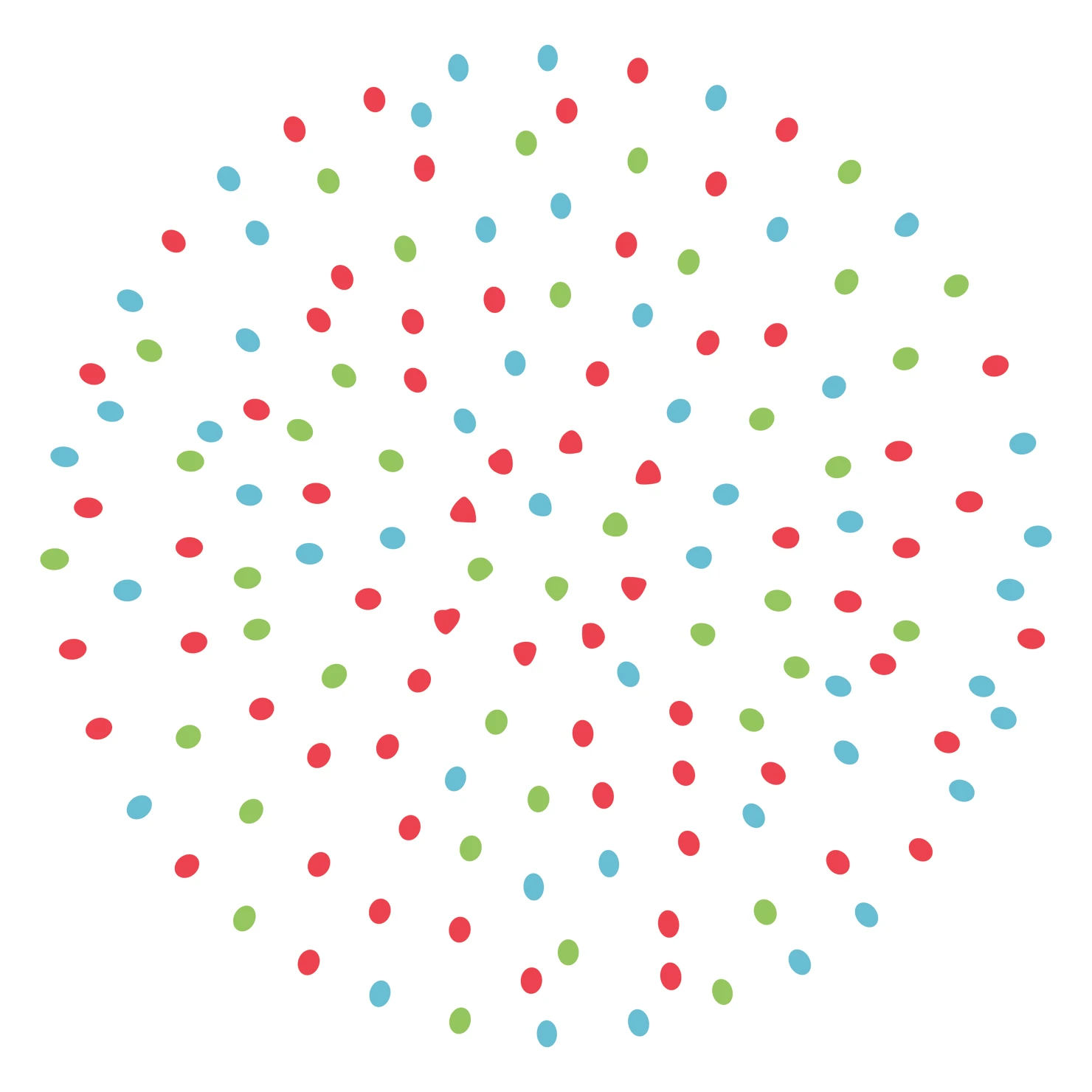 Confetti customizable clip art set design #37289
