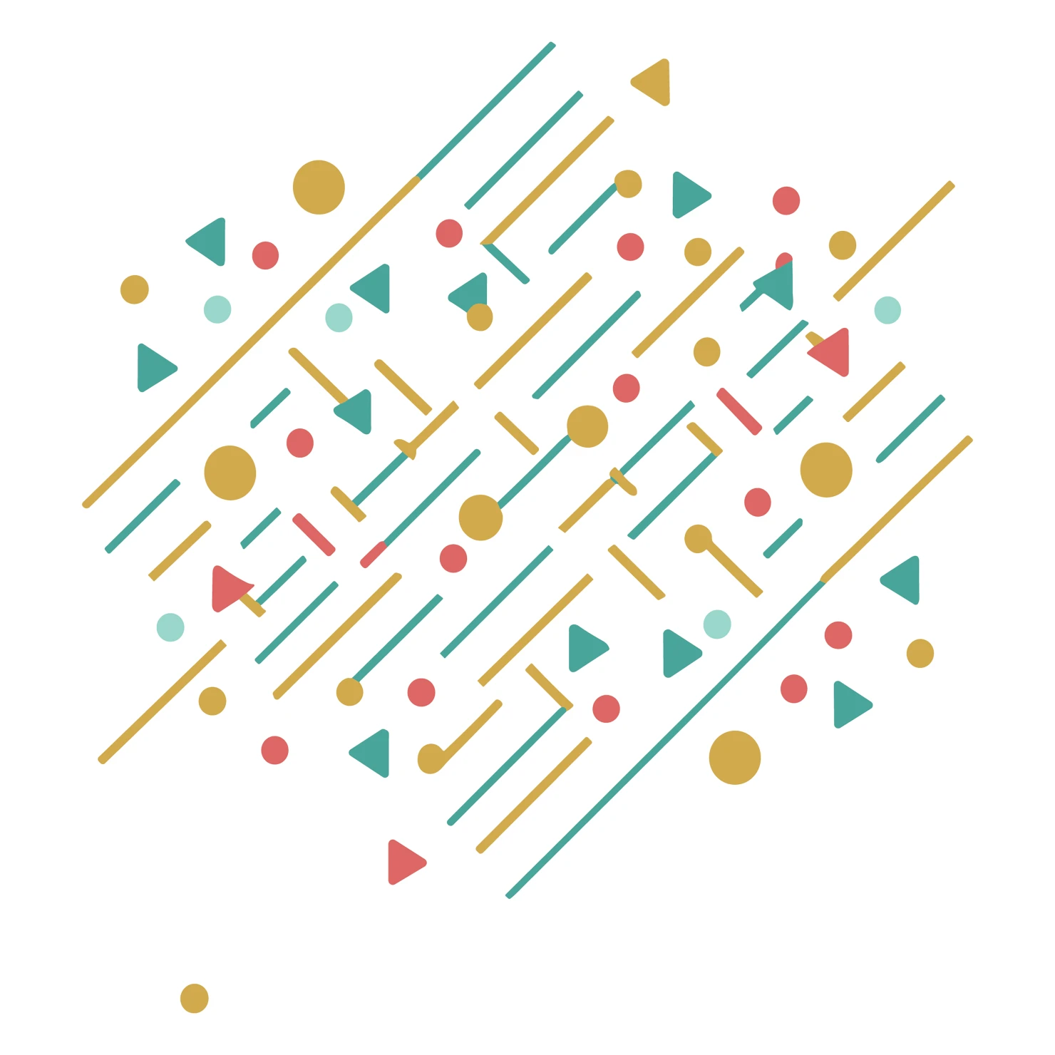 Confetti customizable clip art set design #37292