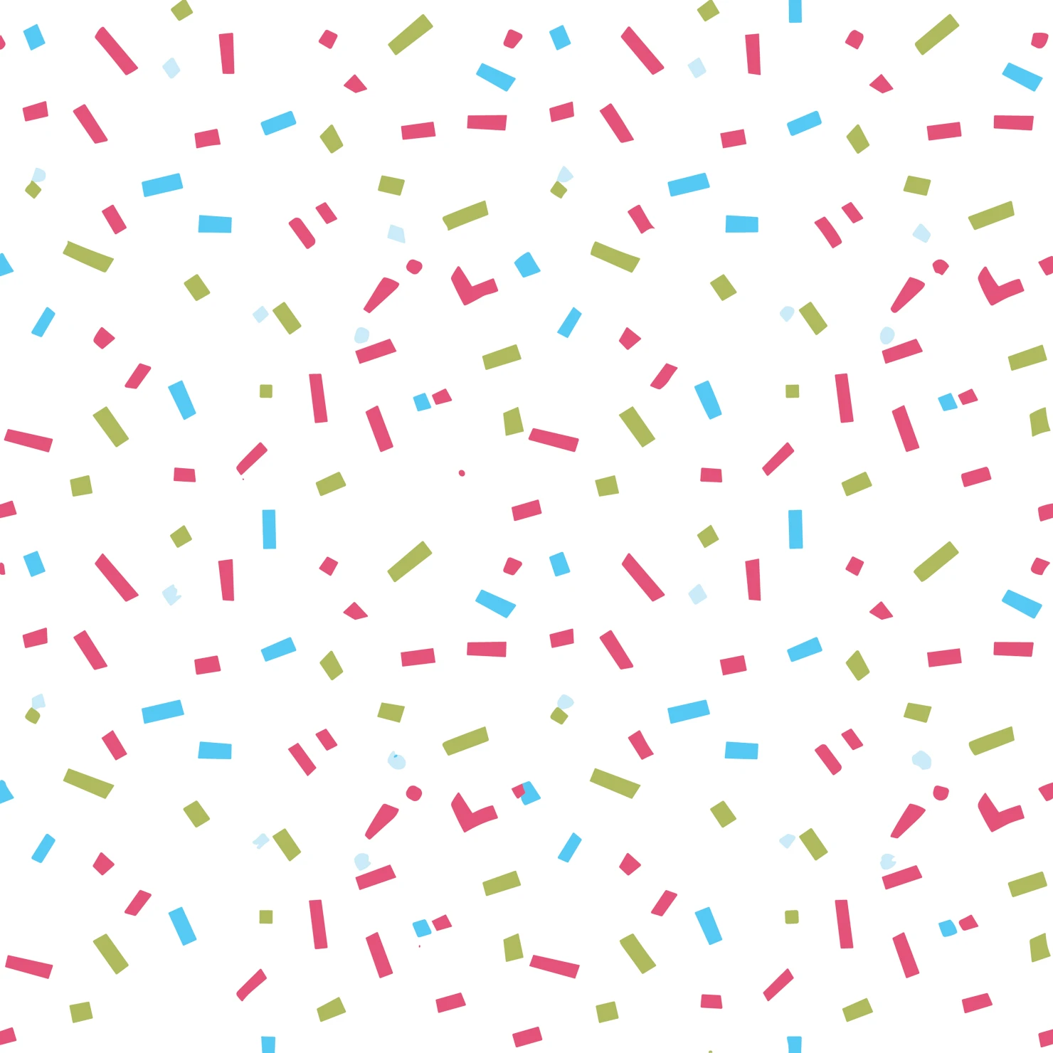 Confetti customizable clip art set design #37312