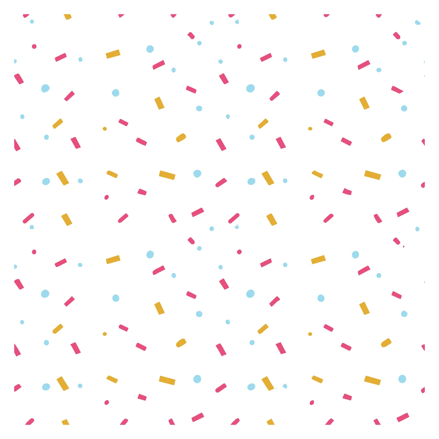 Confetti customizable clip art set design #37313