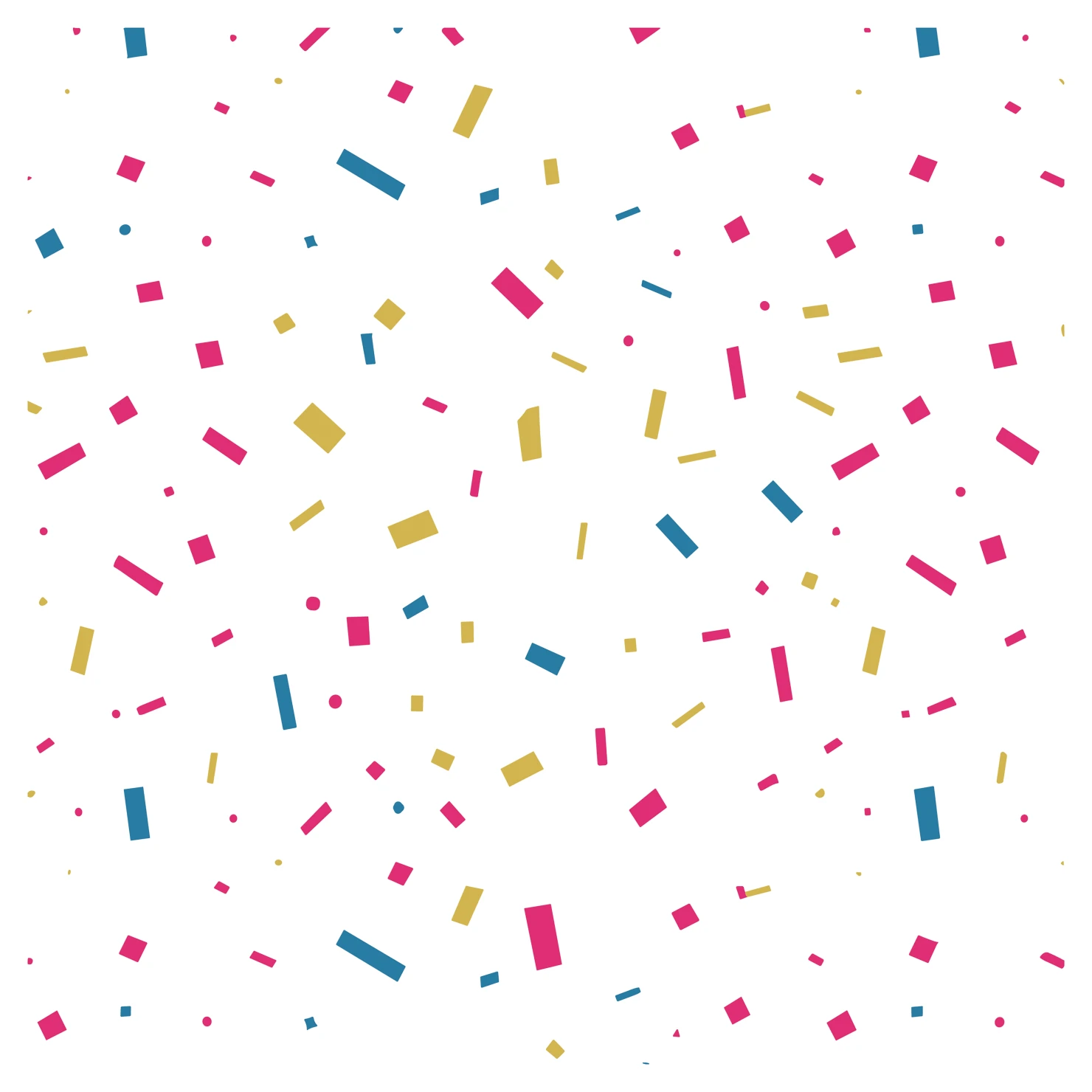 Confetti customizable clip art set design #37314