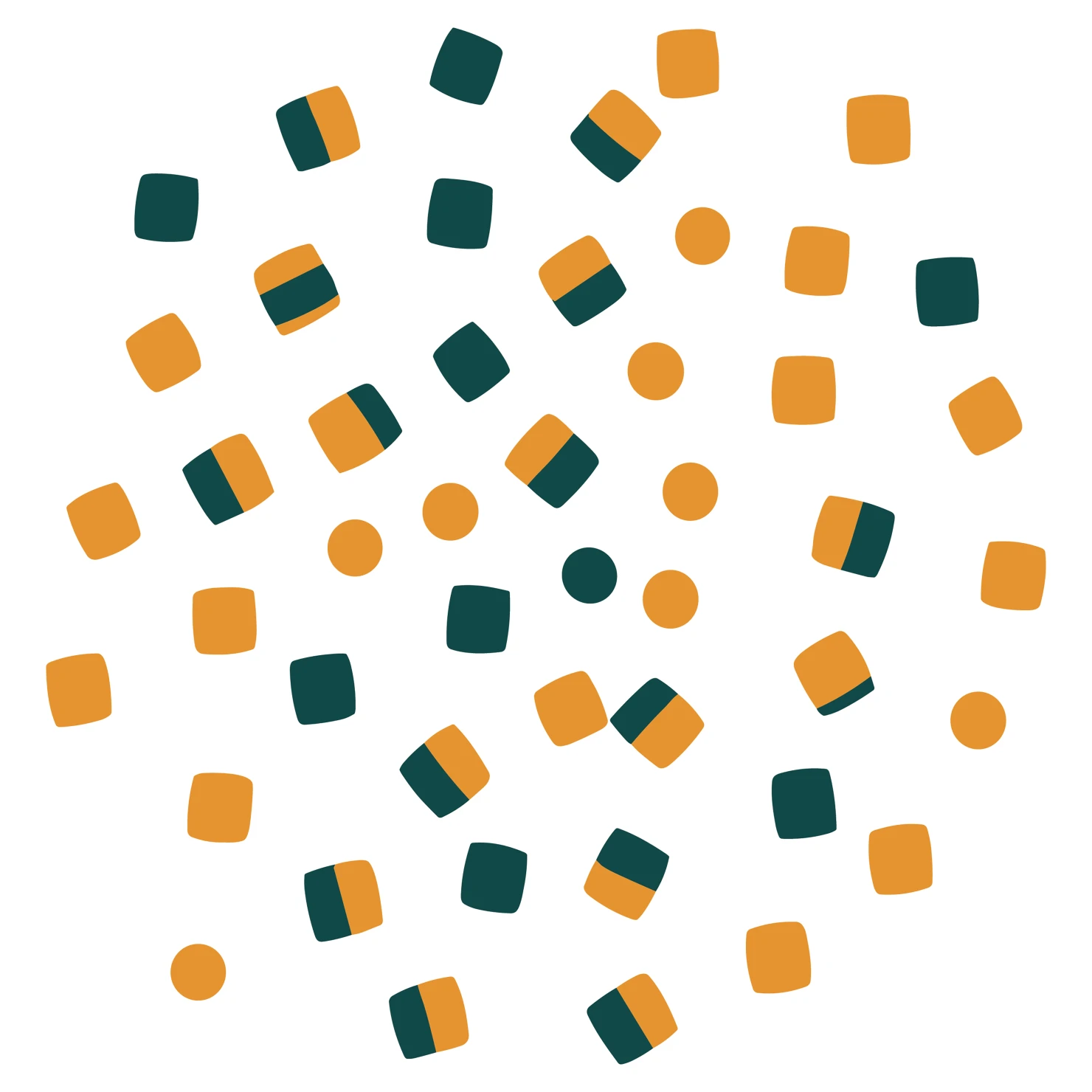 Confetti customizable clip art set design #37319