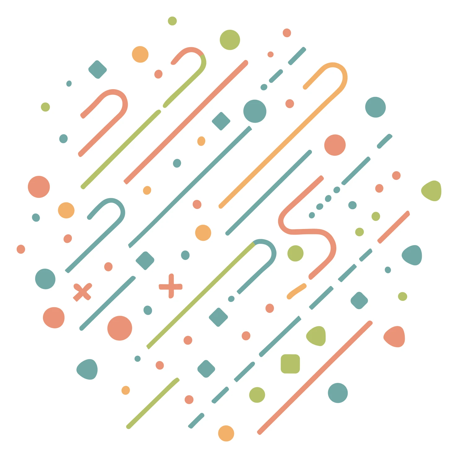 Confetti customizable clip art set design #37322