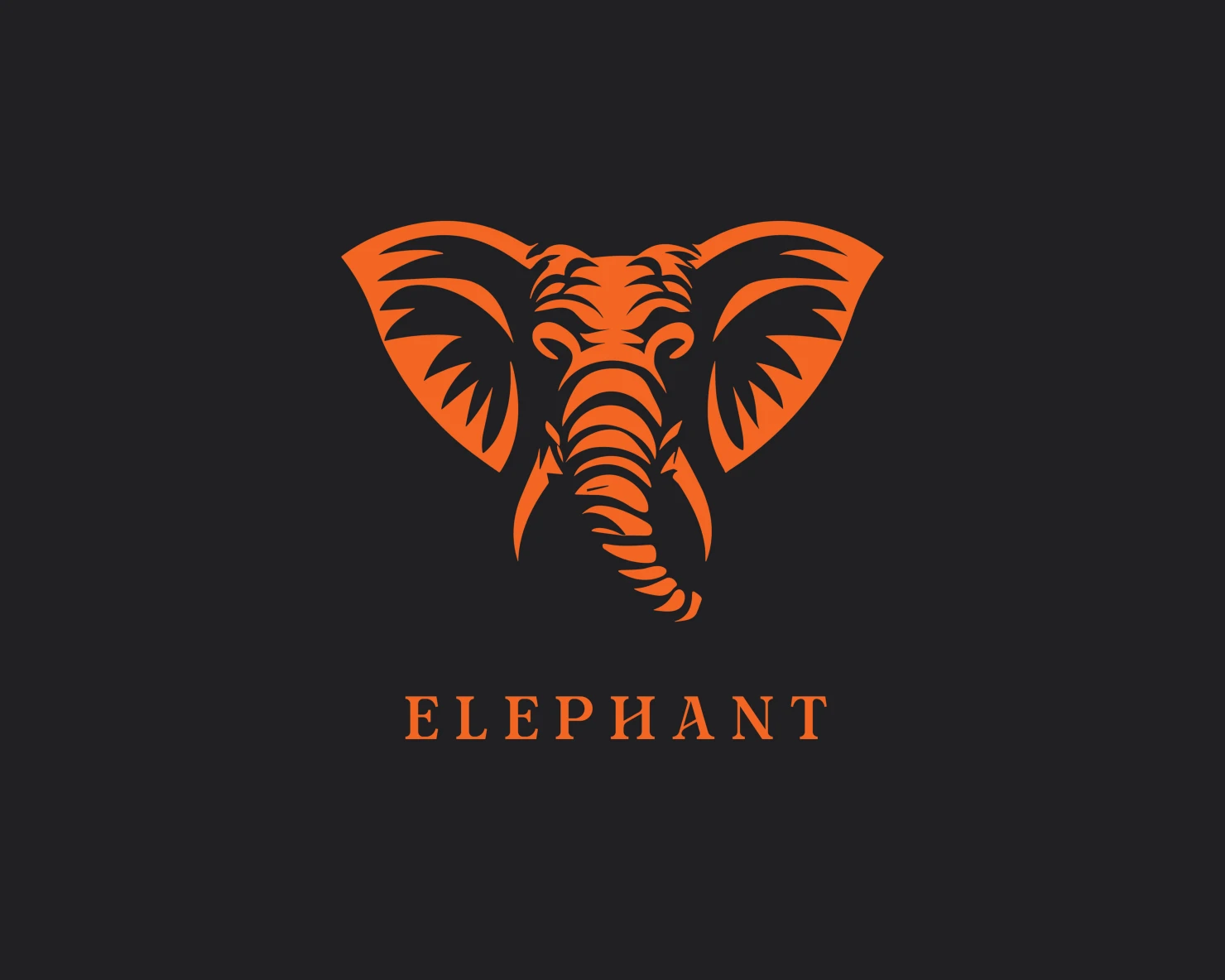 Elephant customizable logo set design #37324