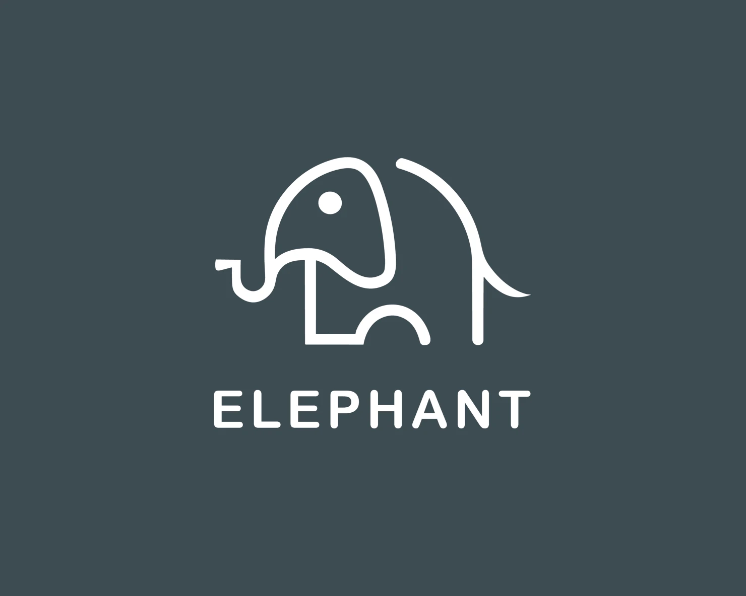 Elephant customizable logo set design #37326