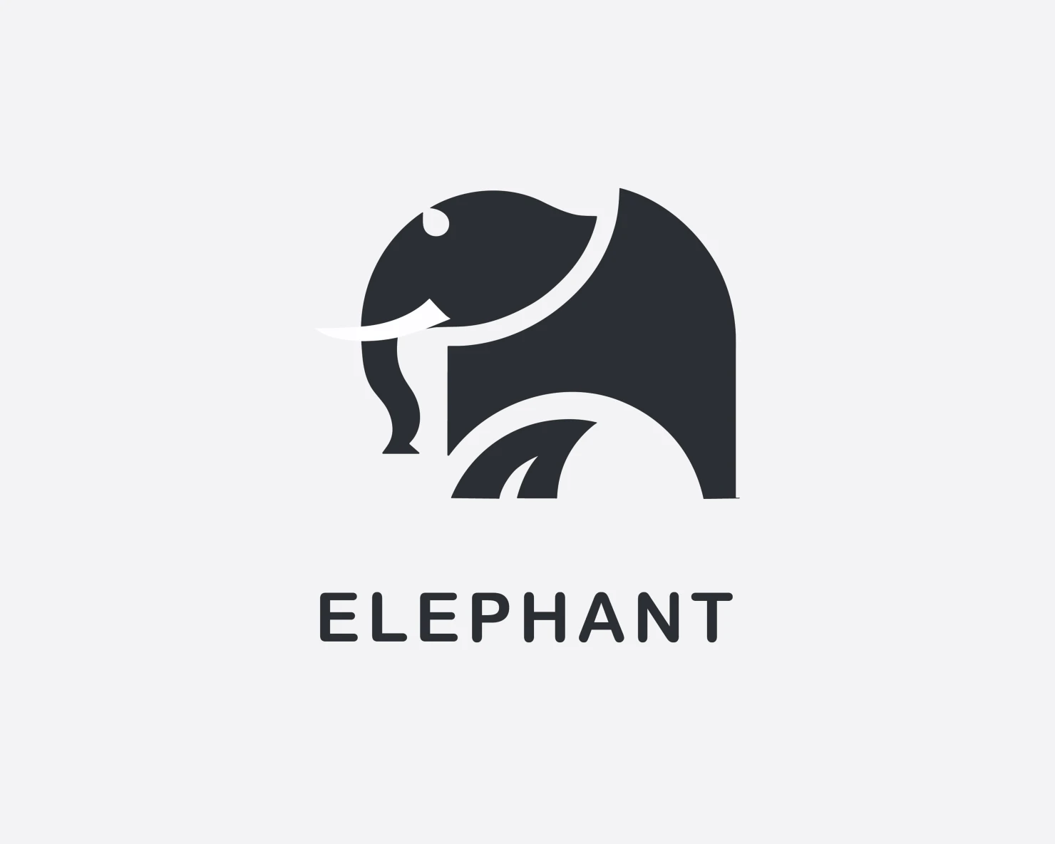 Elephant customizable logo set design #37327