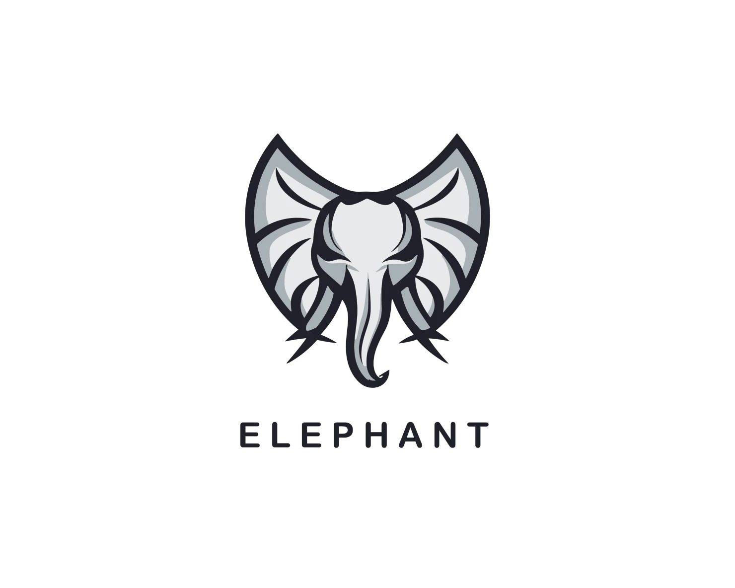 Elephant customizable logo set design #37328