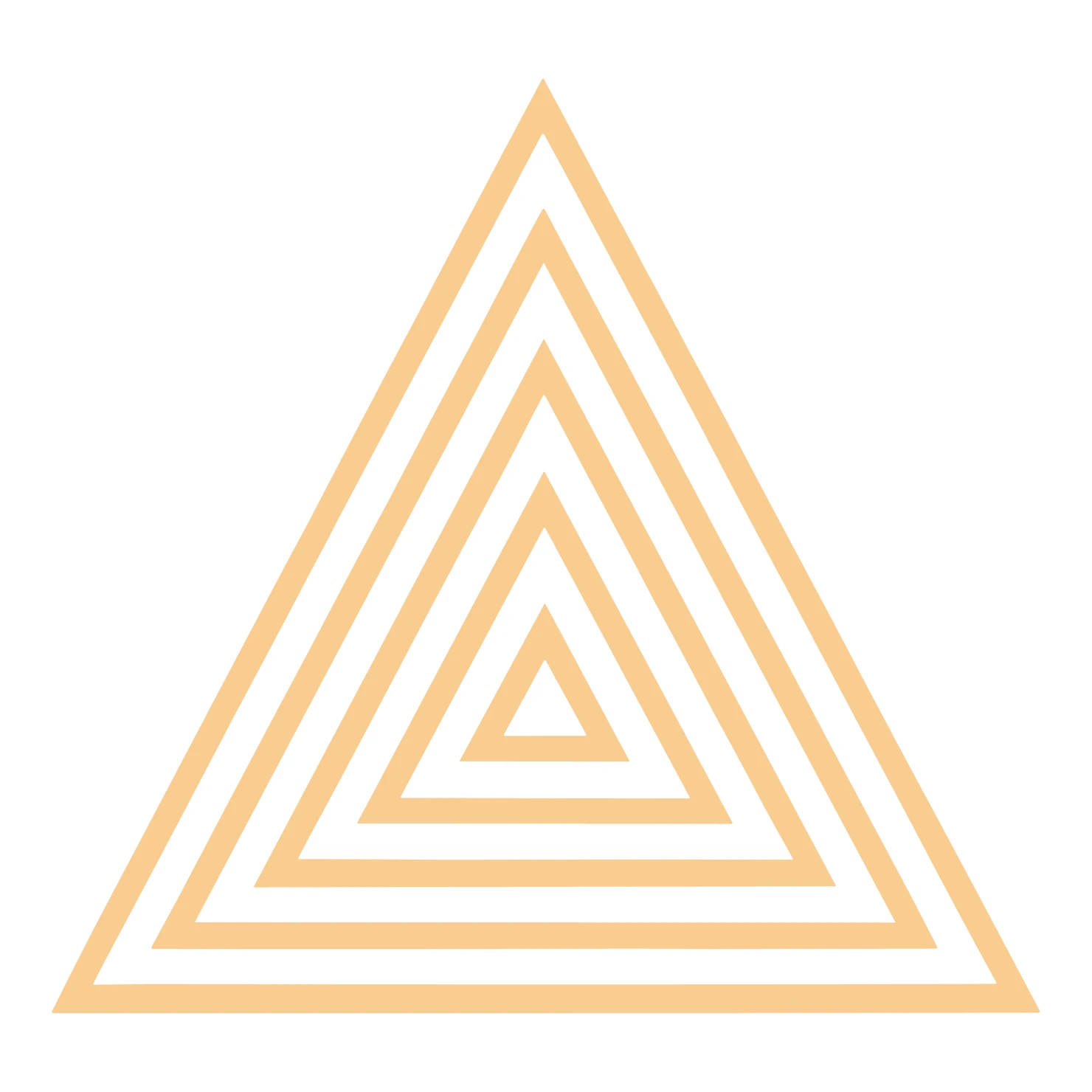 Geometric triangle customizable clip art set design #37336