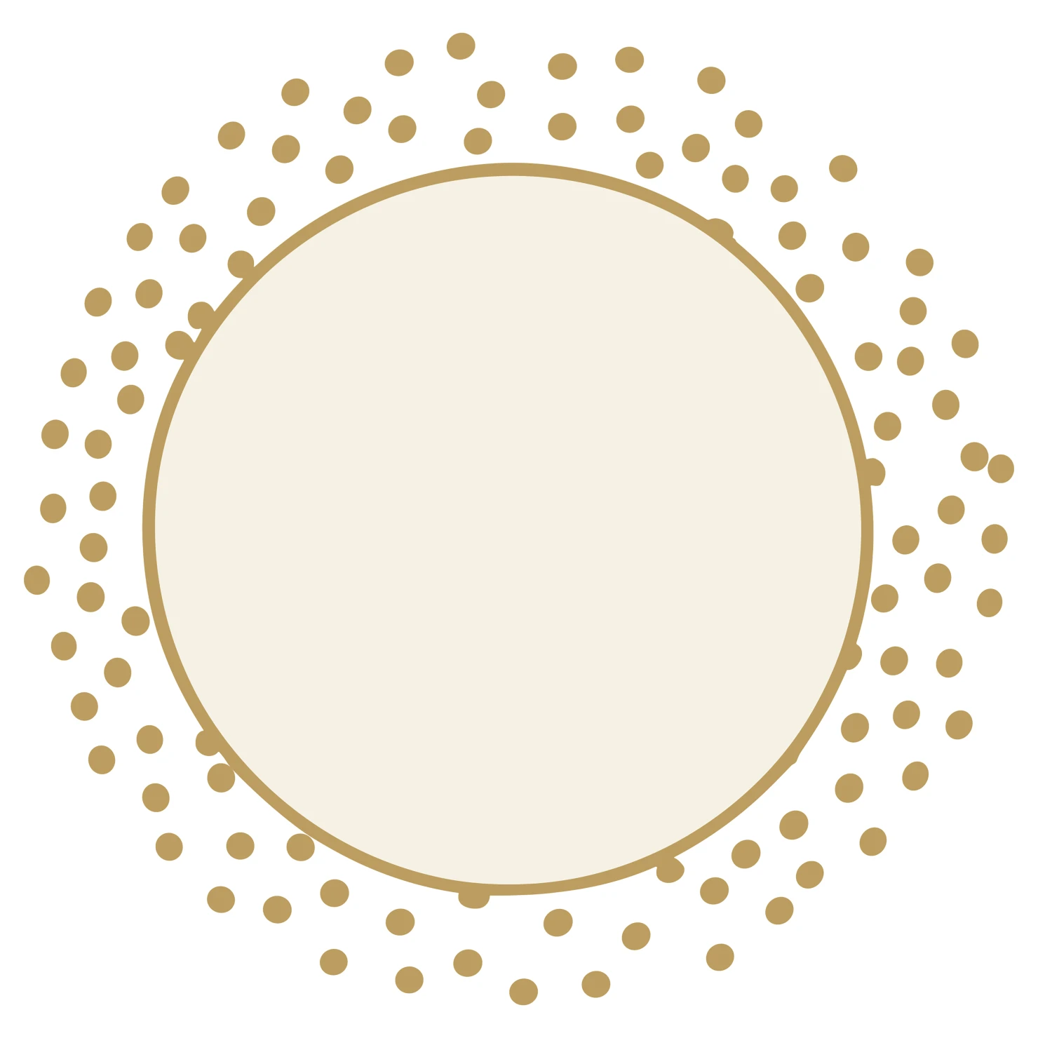 Golden confetti customizable clip art set design #37354
