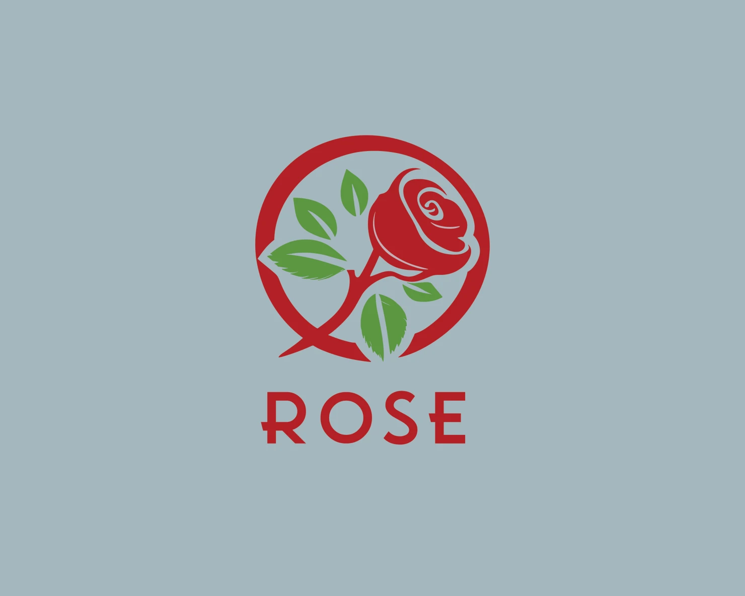 Rose customizable logo set design #37424