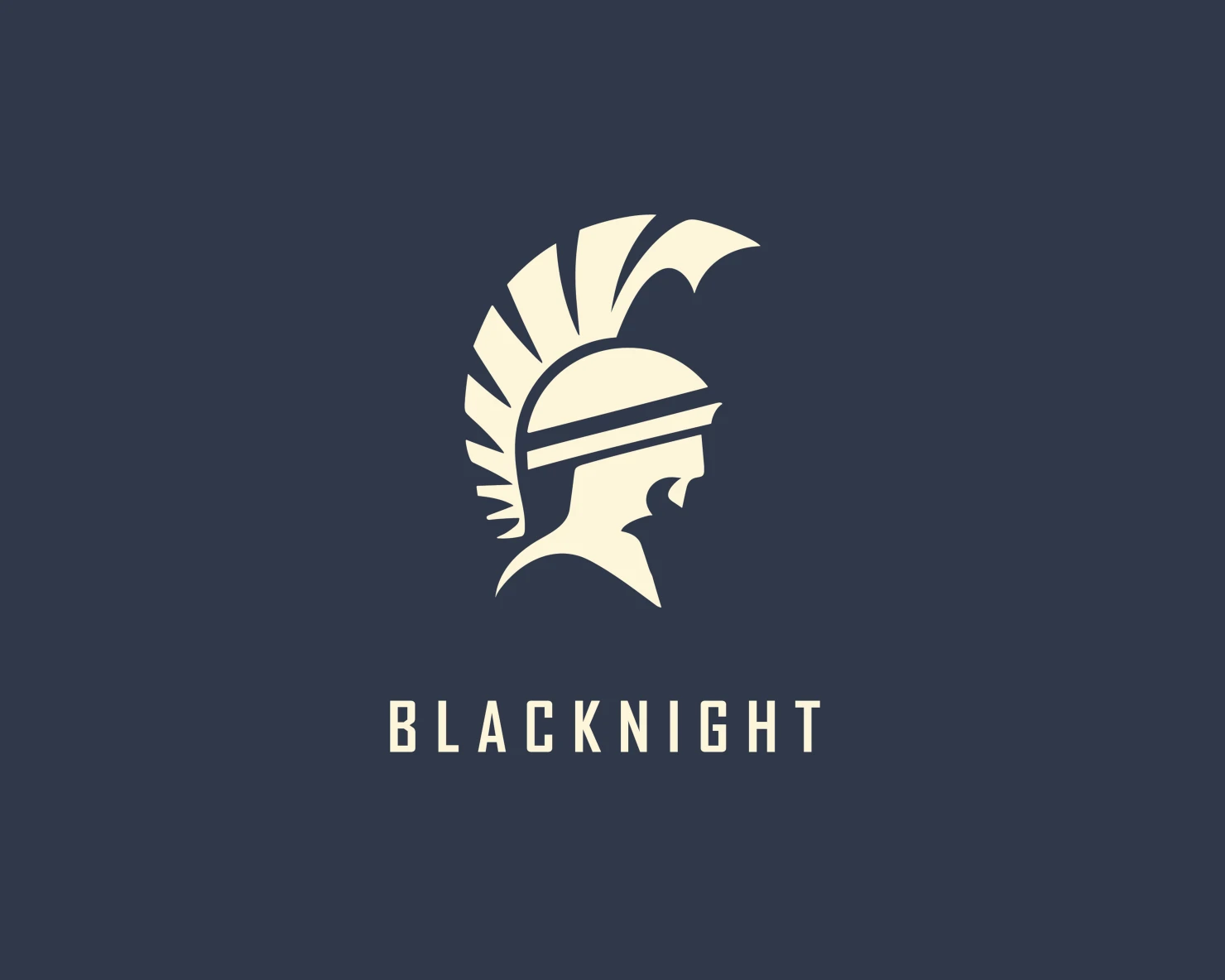 Black night customizable logo set design #37445