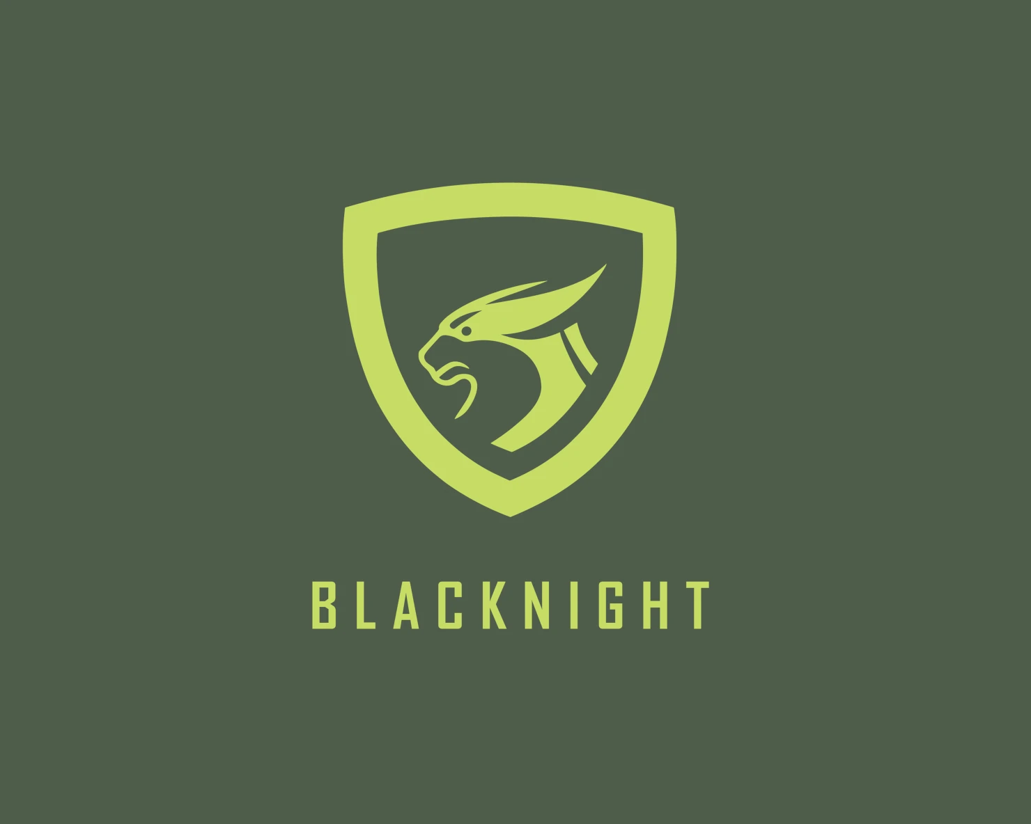 Black night customizable logo set design #37455