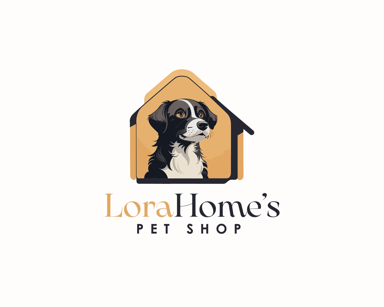 Hello pet customizable logo set design #37468