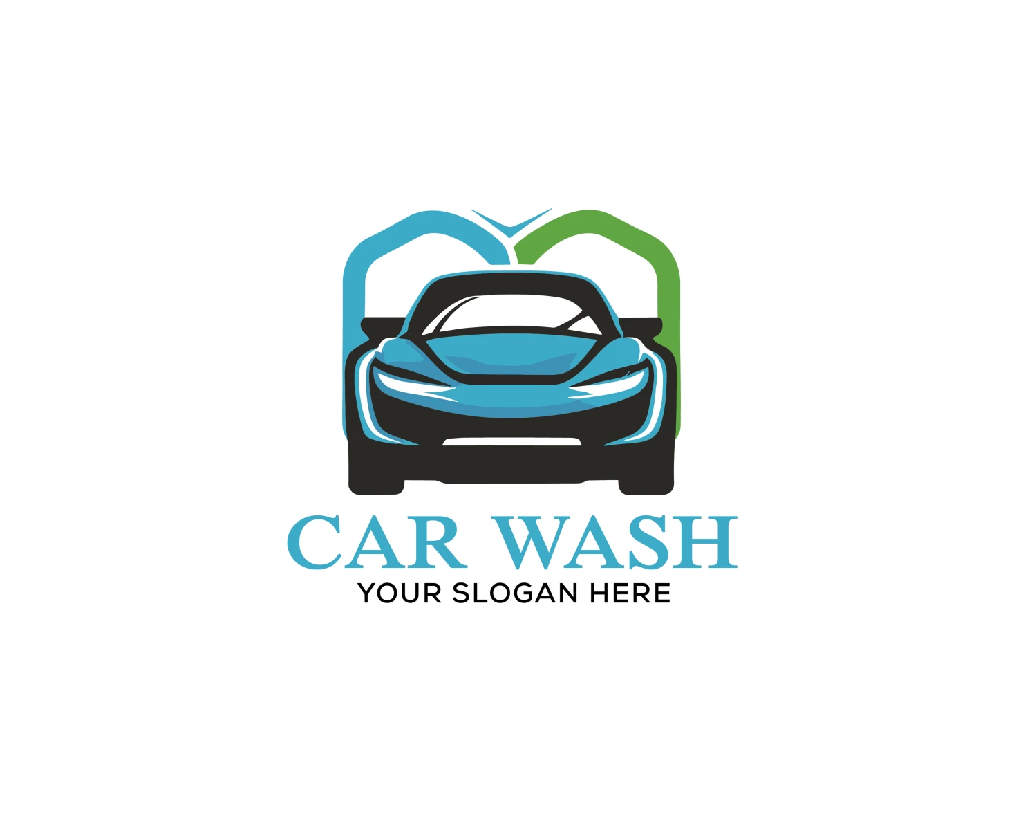 Car wash customizable logo set design #37473