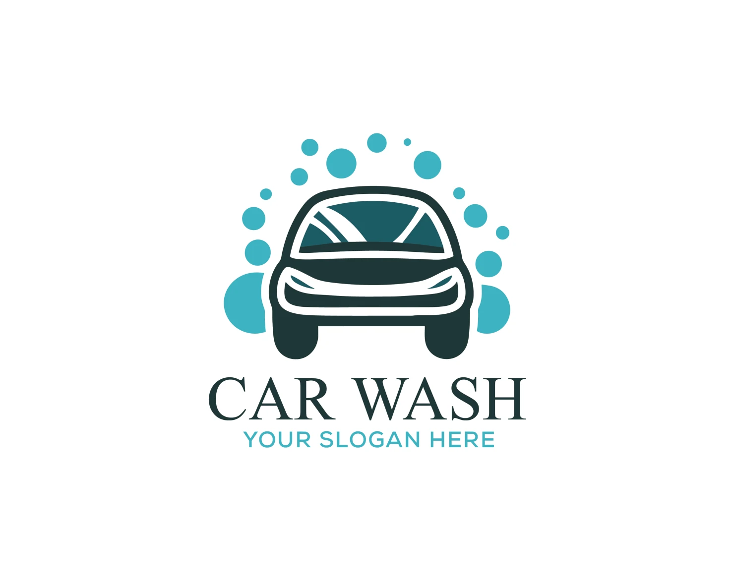 Car wash customizable logo set design #37475