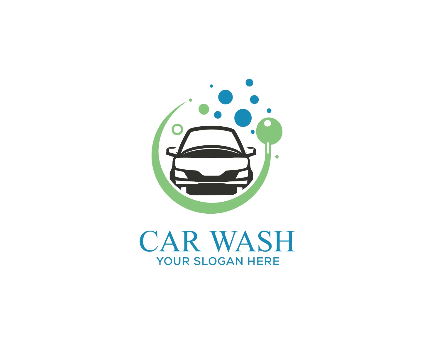 Car wash customizable logo set design #37484