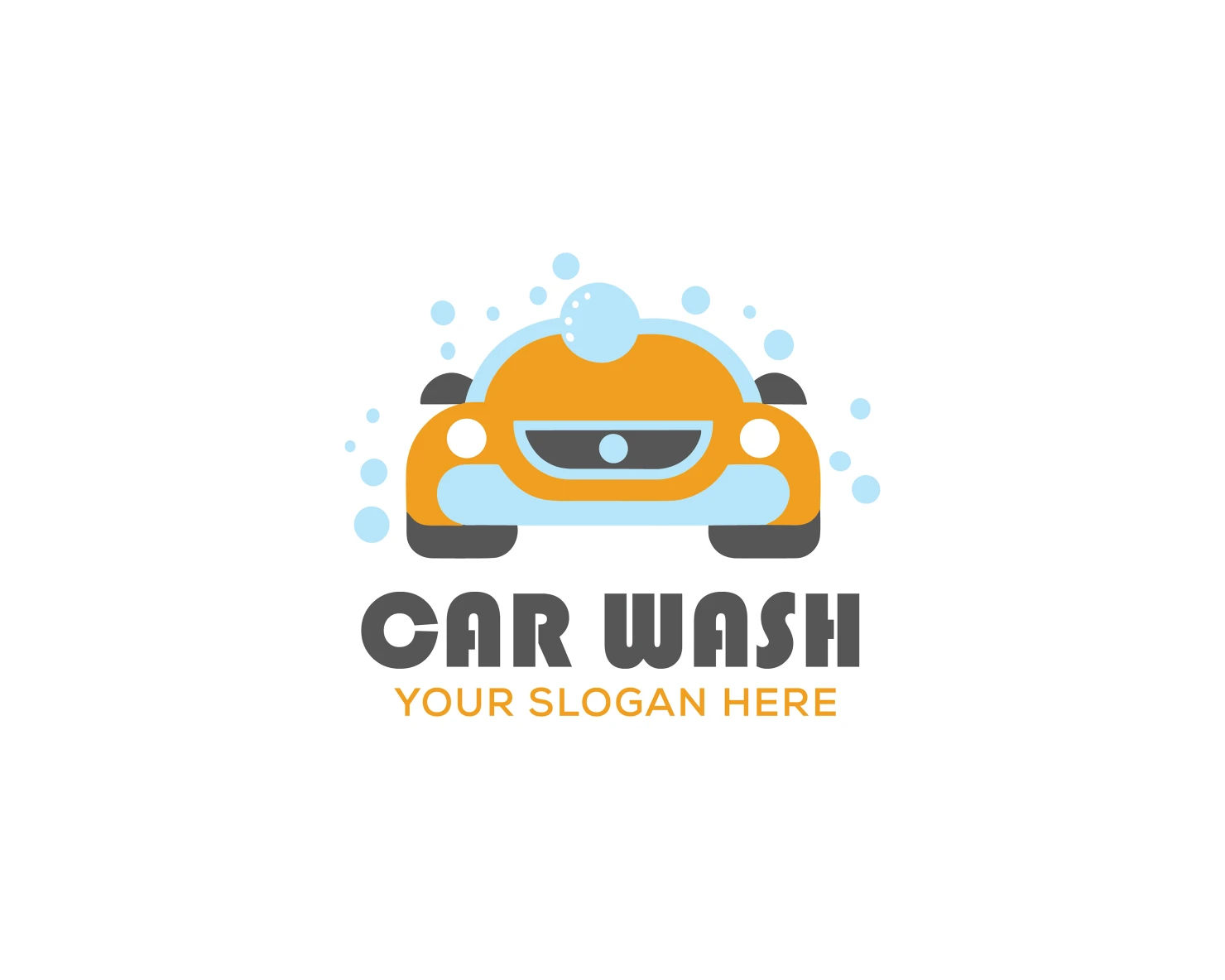Car wash customizable logo set design #37486