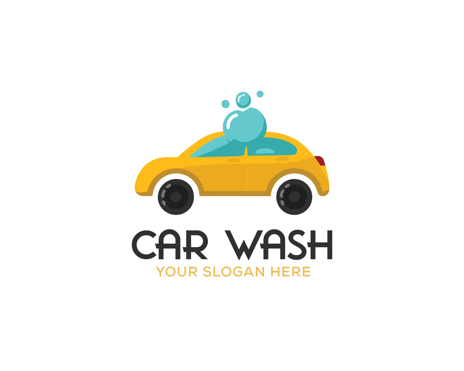 Car wash customizable logo set design #37489
