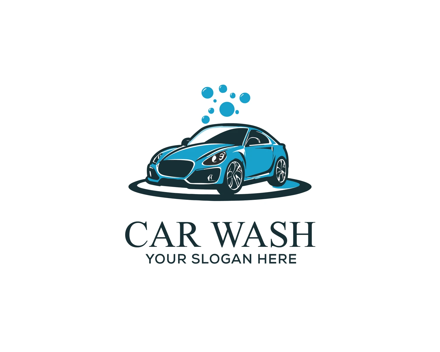 Car wash customizable logo set design #37490