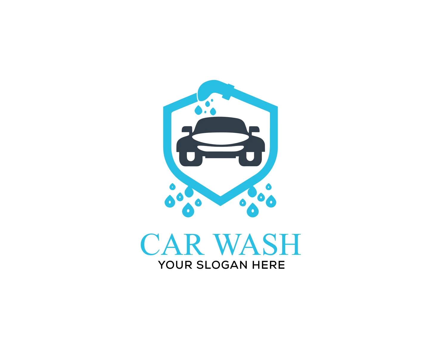 Car wash customizable logo set design #37492