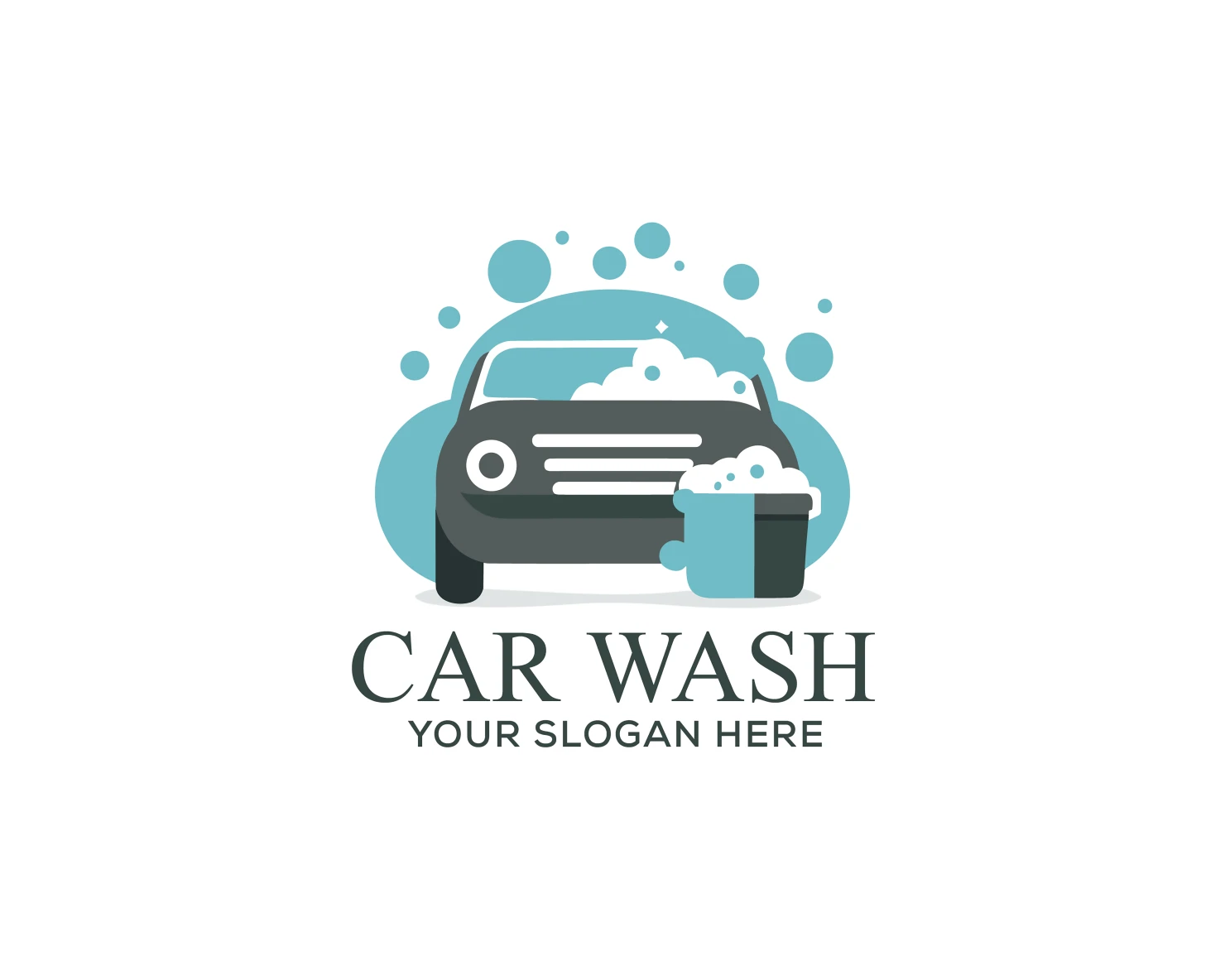 Car wash customizable logo set design #37496