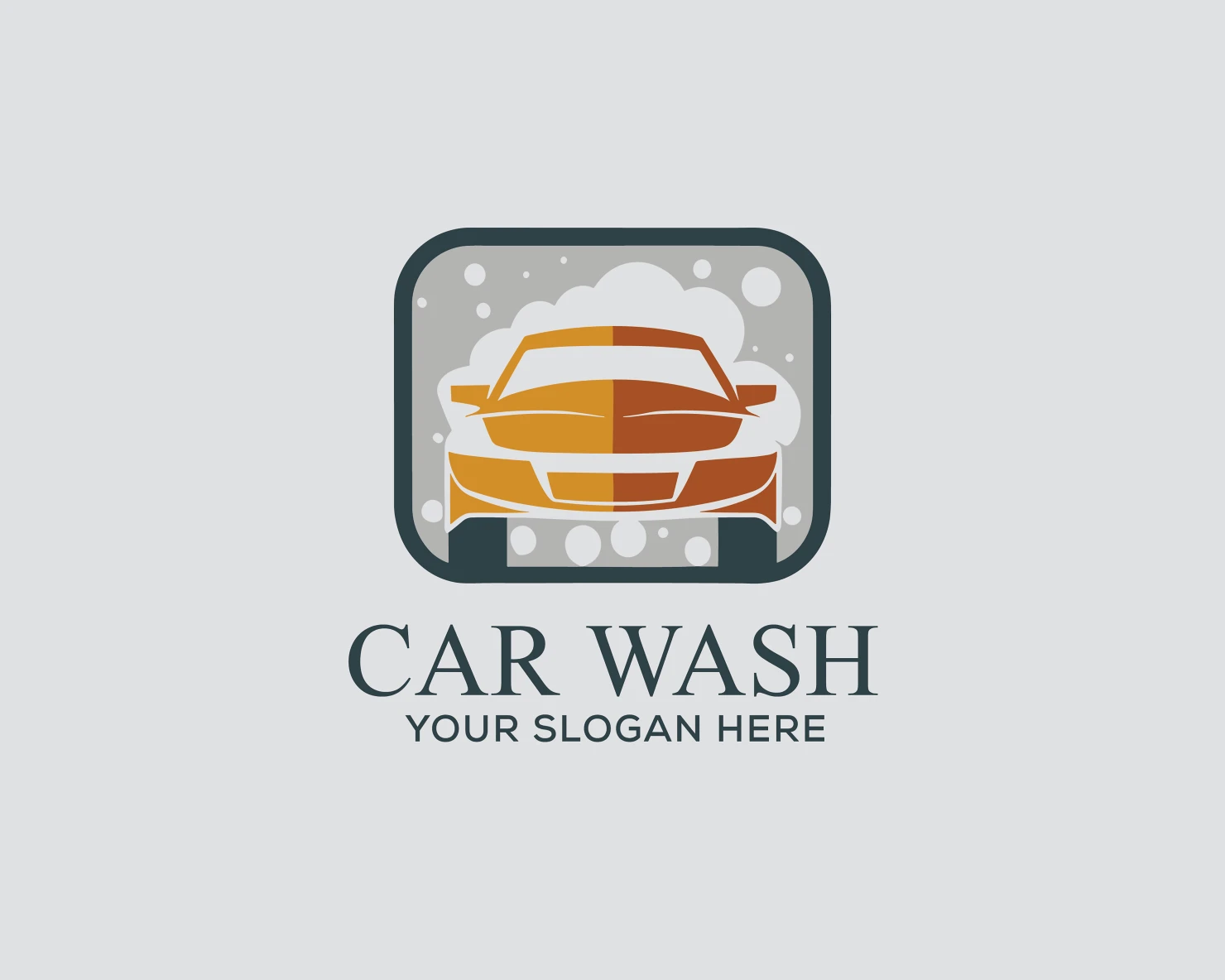 Car wash customizable logo set design #37498