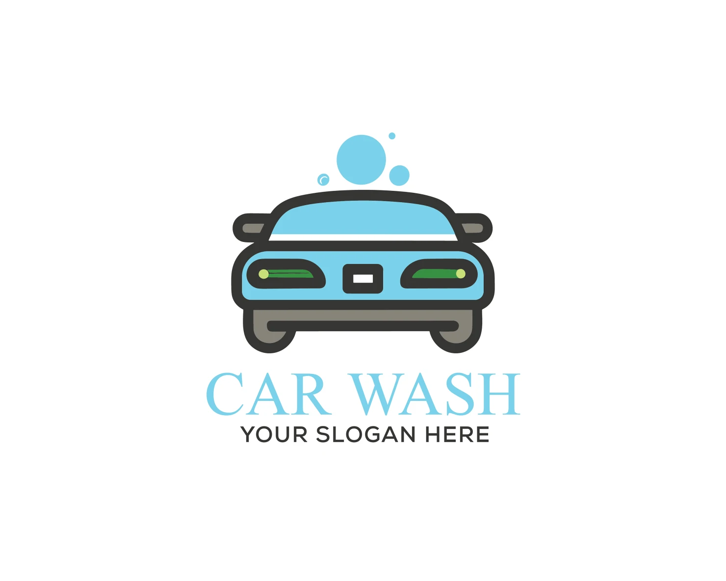 Car wash customizable logo set design #37499