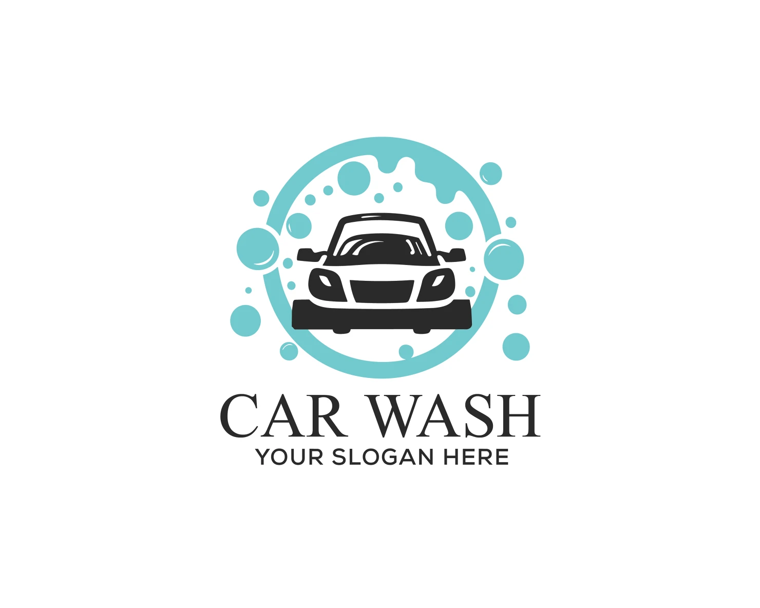 Car wash customizable logo set design #37505