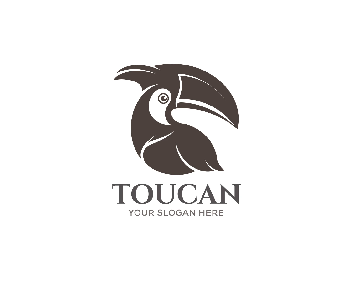 Toucan customizable logo set design #37516