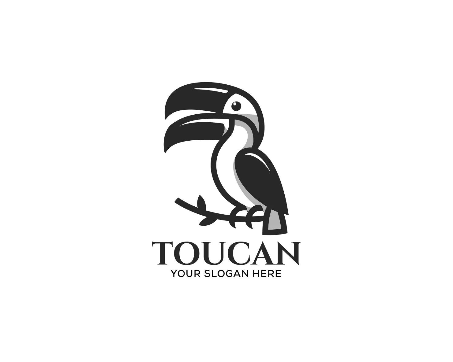 Toucan customizable logo set design #37517