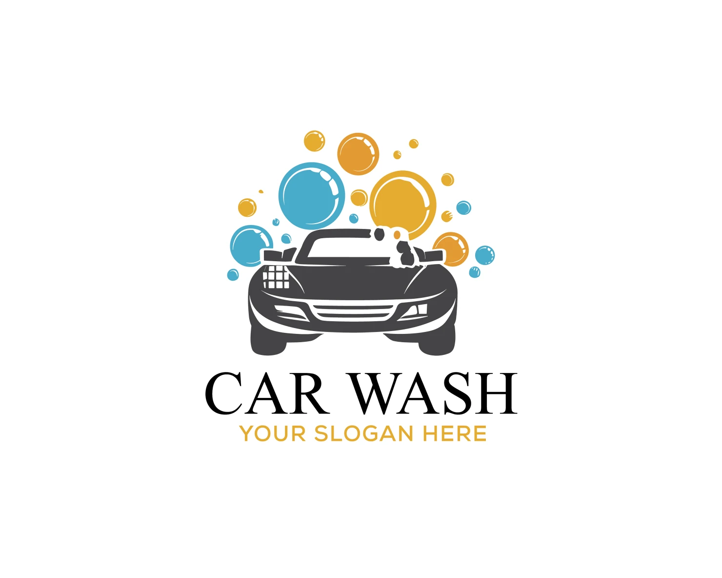 Car wash customizable logo set design #37526