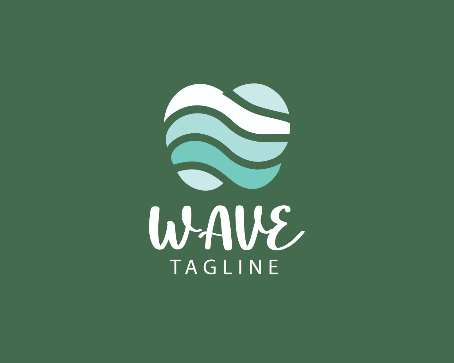 wave customizable logo set design #37529