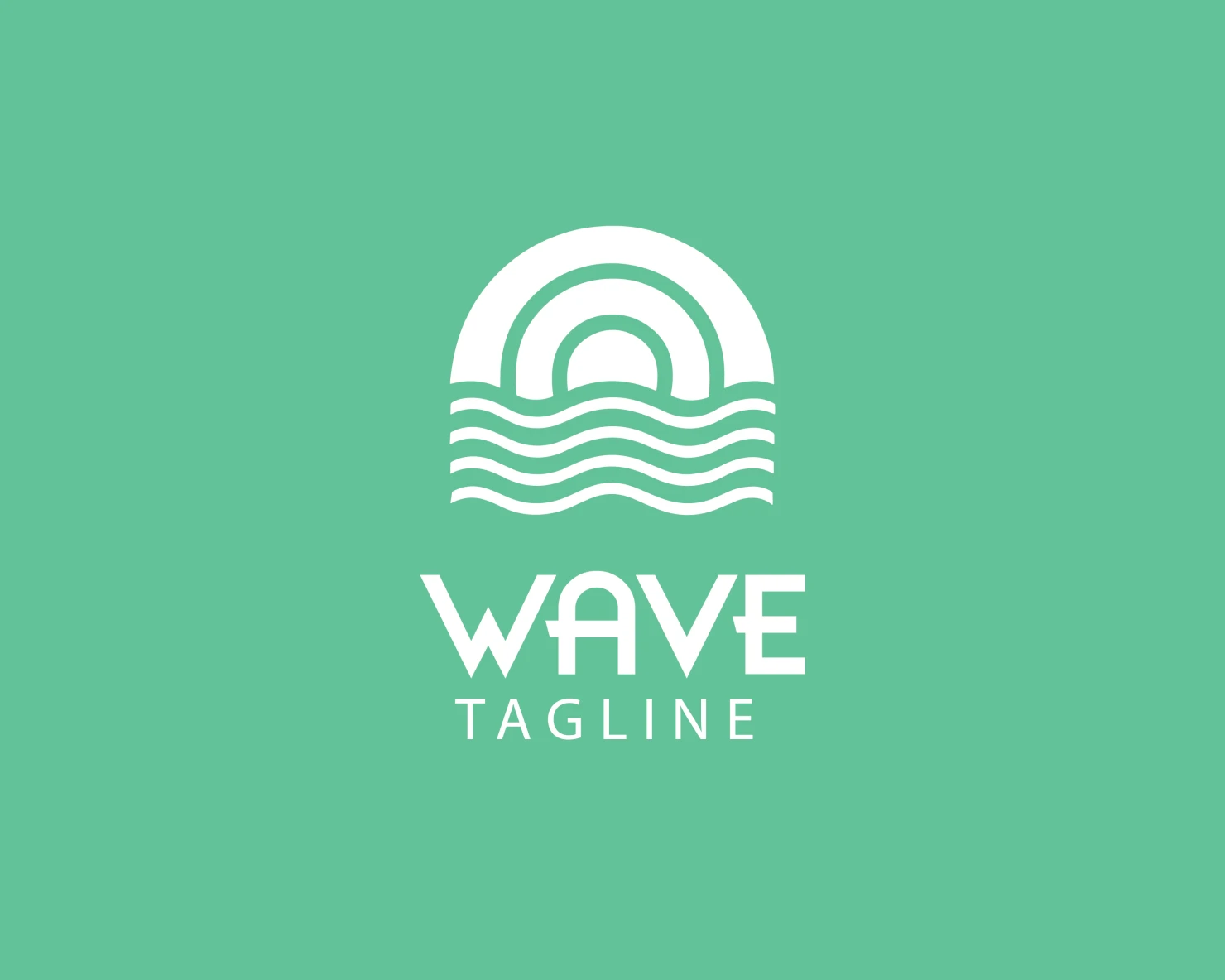 wave customizable logo set design #37532