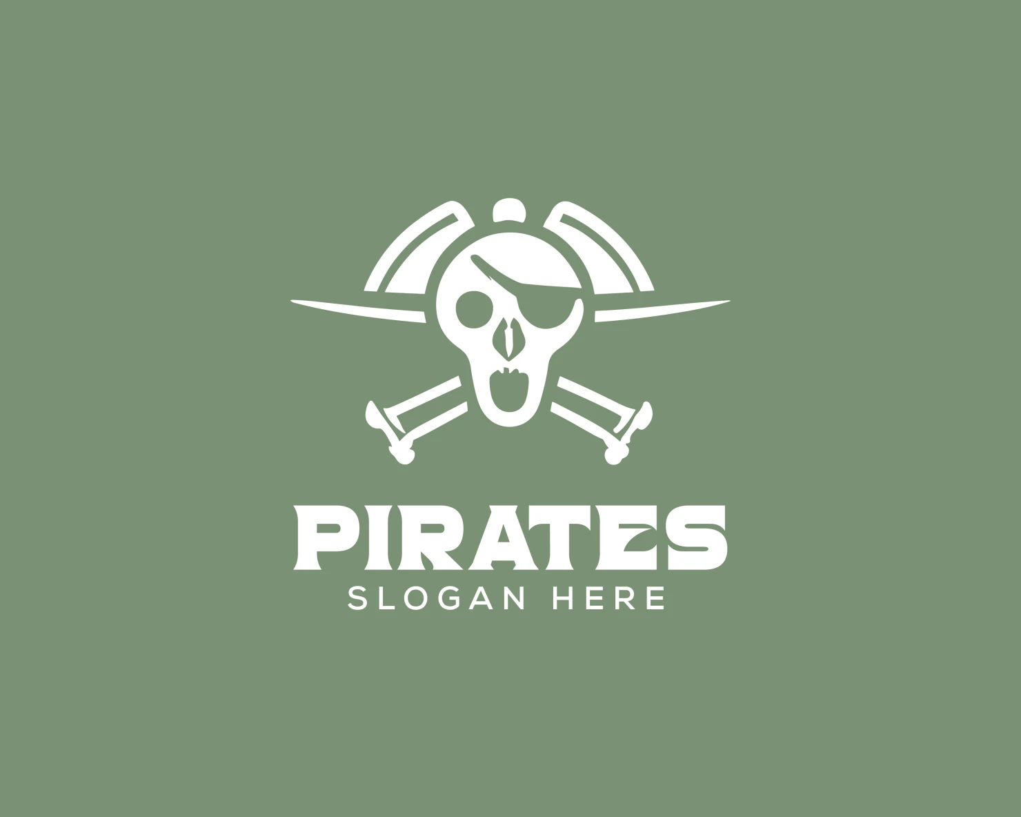 Pirates customizable logo set design #37533