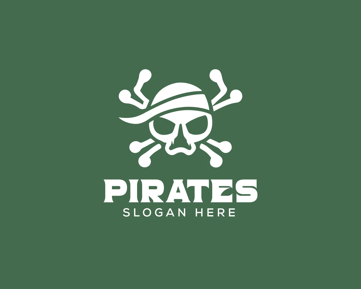 Pirates customizable logo set design #37540